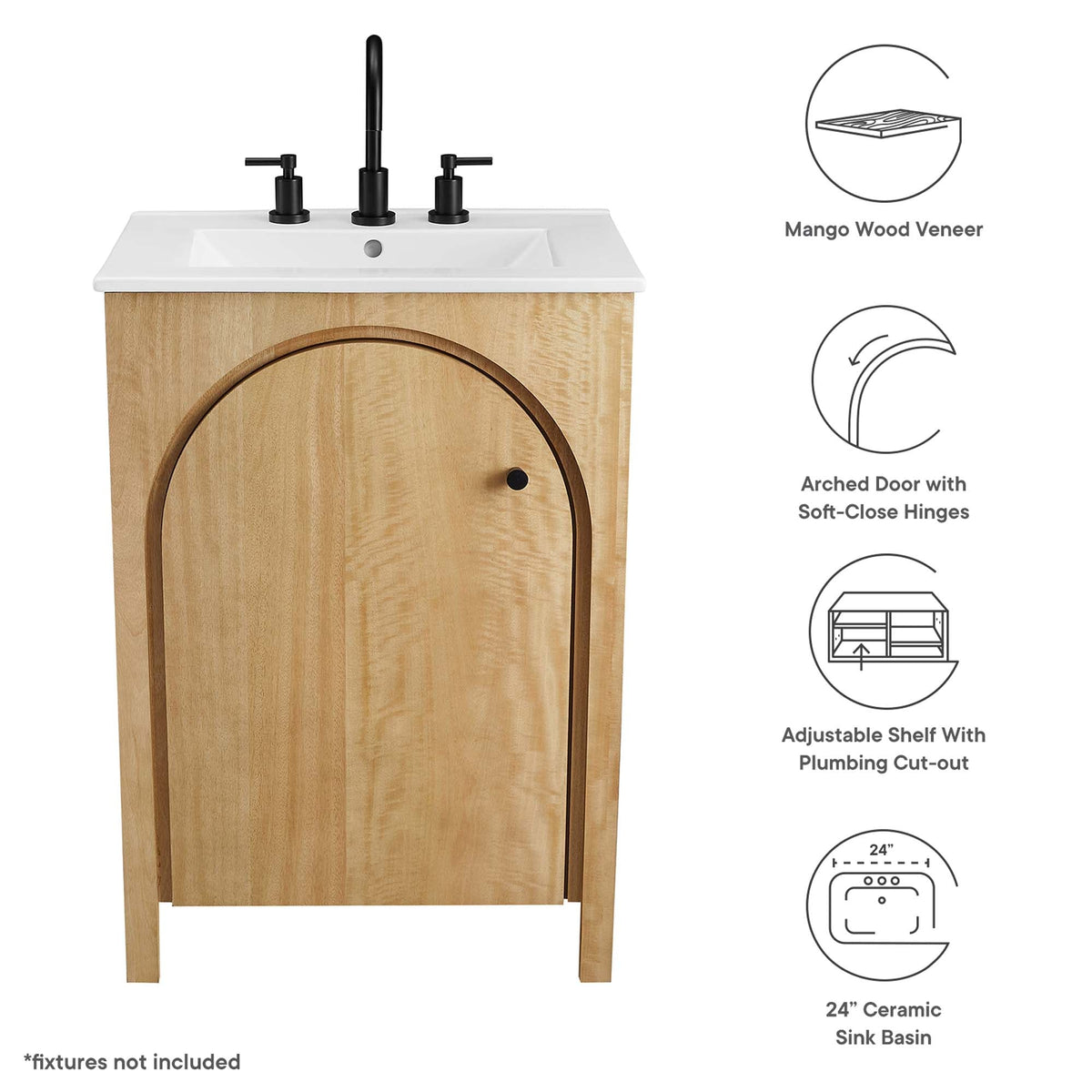 Appia Bathroom Vanity Basin Included