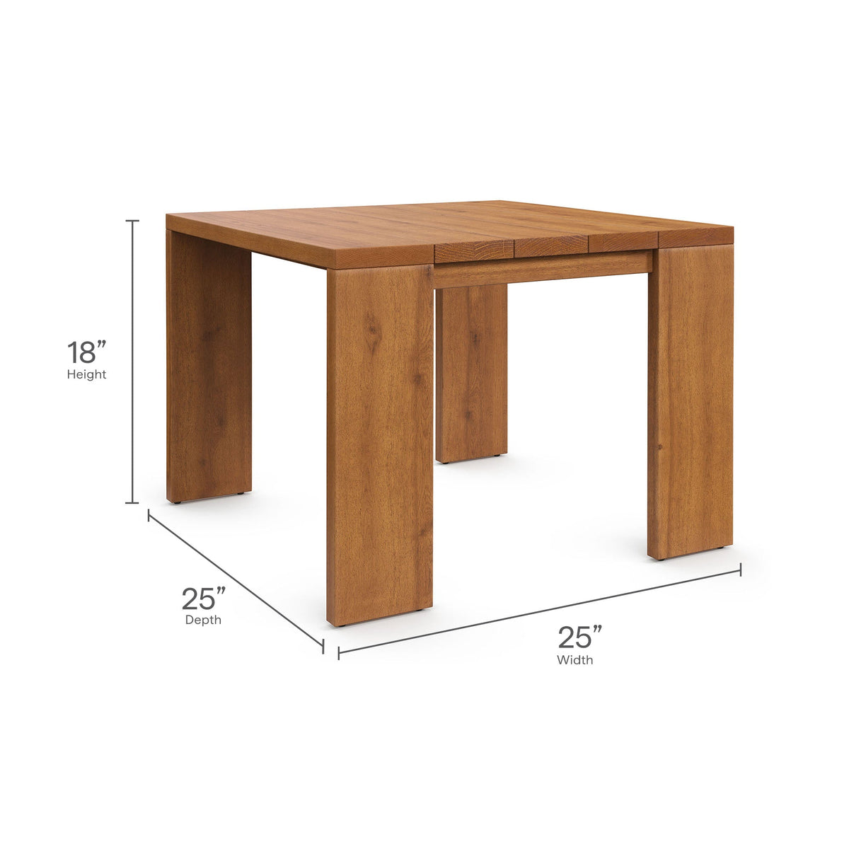 Tahoe 3-Piece Outdoor Patio Acacia Wood Furniture Set - view 15