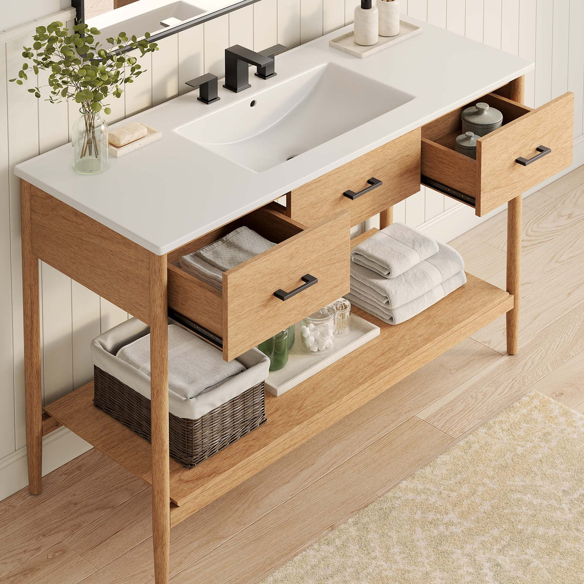 Zaire Bathroom Vanity Basin Included