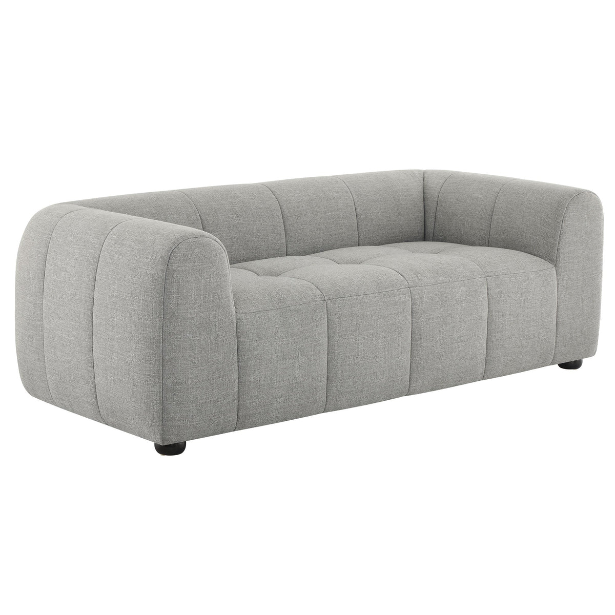 Liana   Upholstered Fabric Loveseat