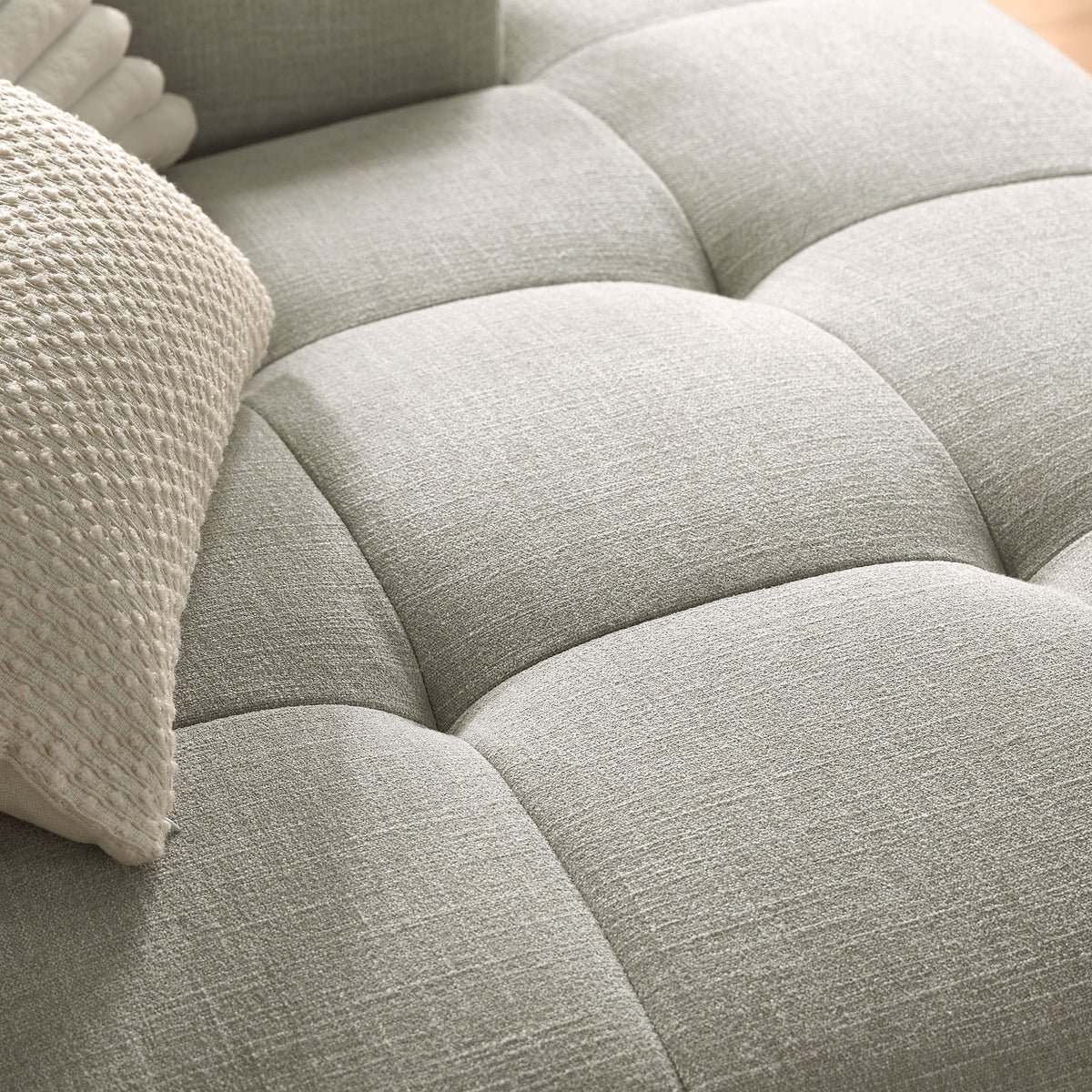 Liana  Right-Facing Upholstered Fabric Modular Sofa with Chaise