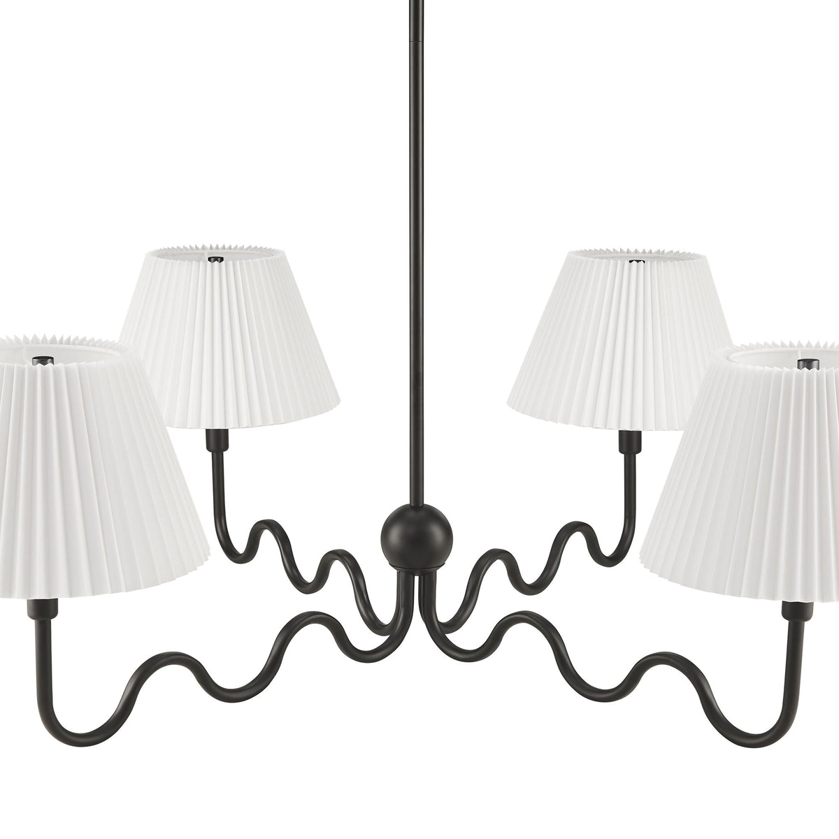 Wave Squiggle 4-Arm Pendant Light - view 5