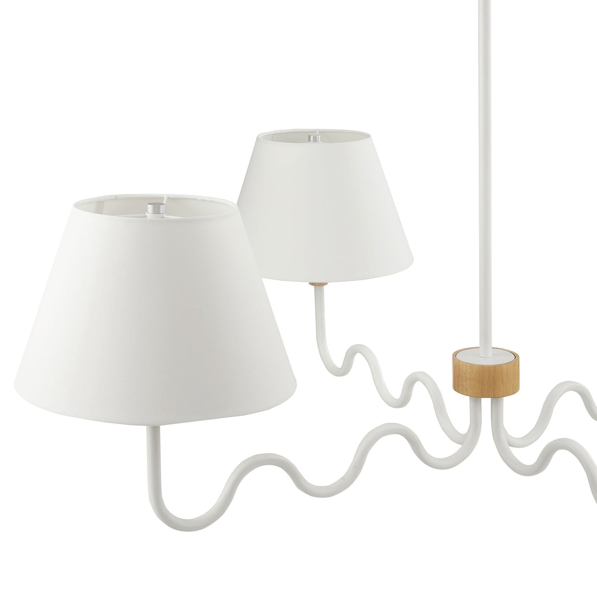 Sunlit Squiggle 4-Arm Pendant Light - view 5