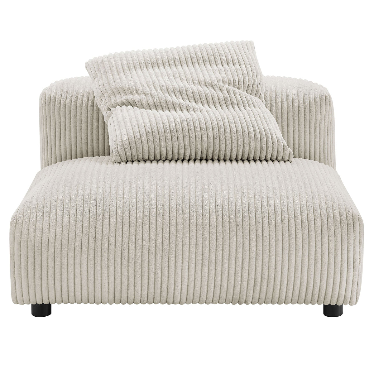Solace  Modular Corduroy Upholstered Armless Chair