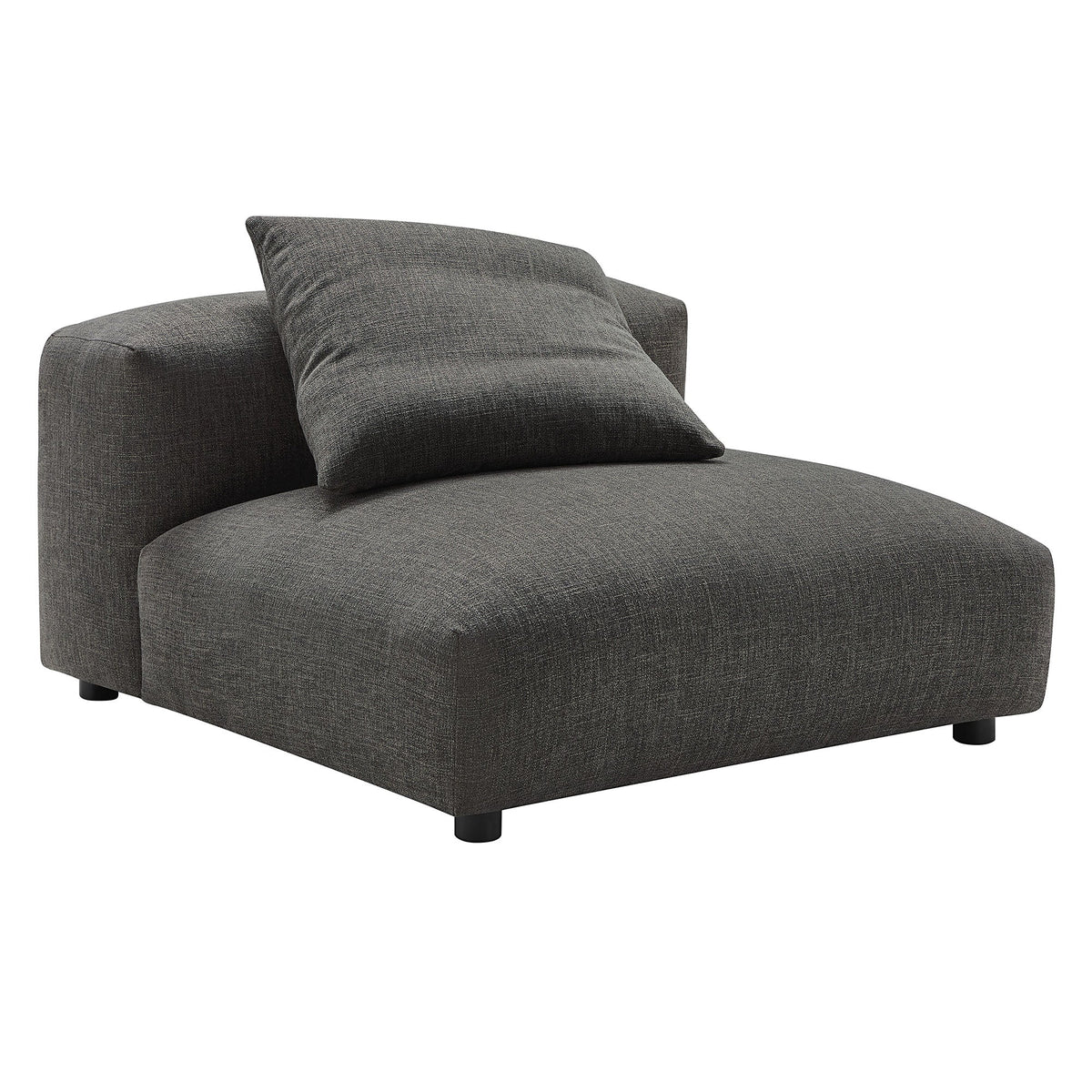 Solace  Modular Upholstered Fabric Armless Chair