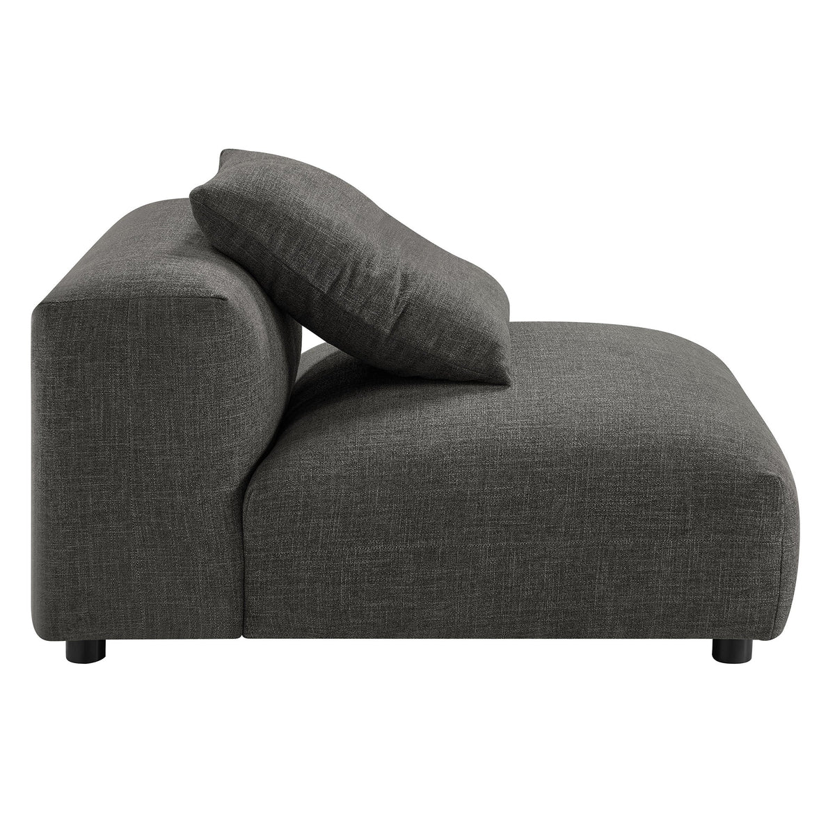 Solace  Modular Upholstered Fabric Armless Chair