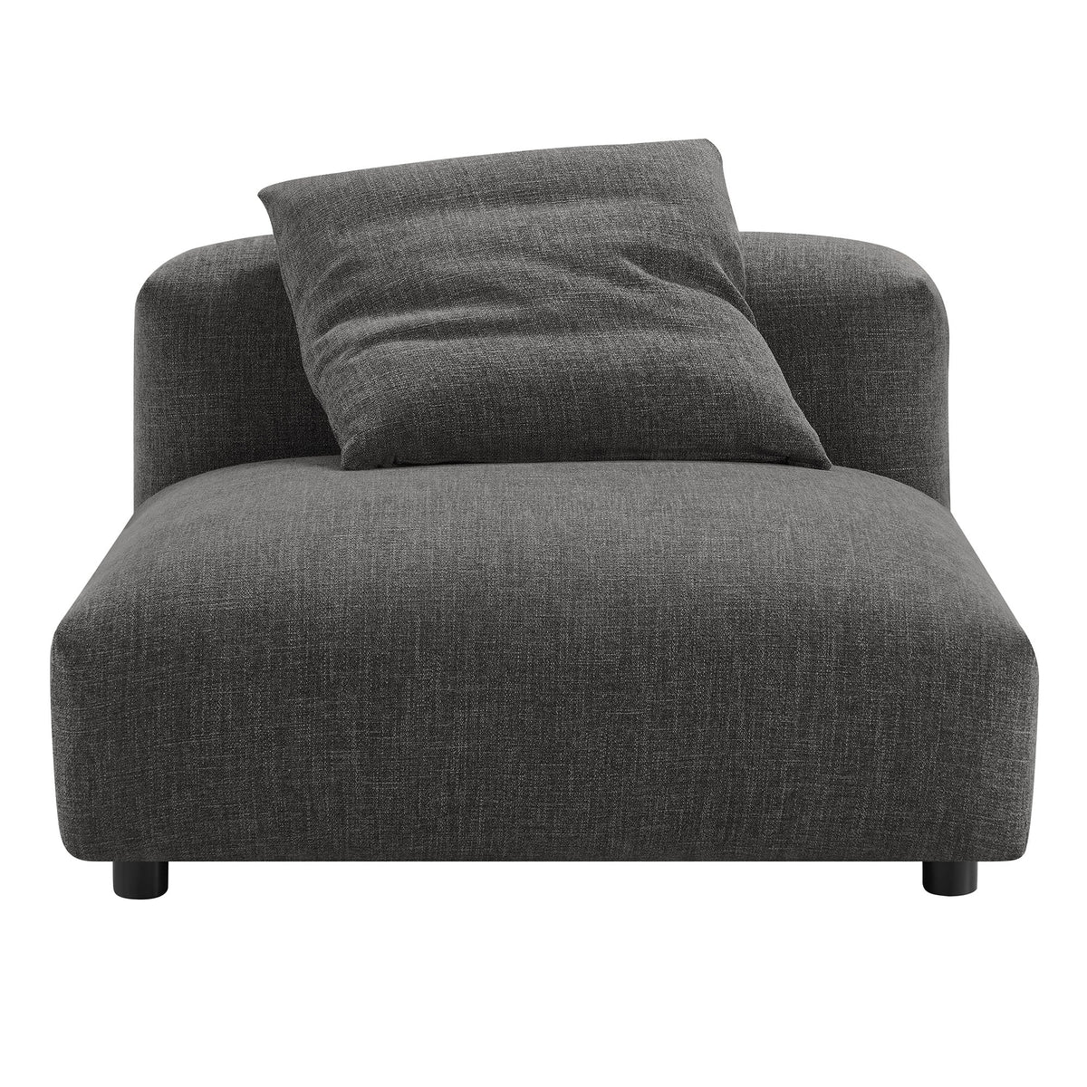 Solace  Modular Upholstered Fabric Armless Chair