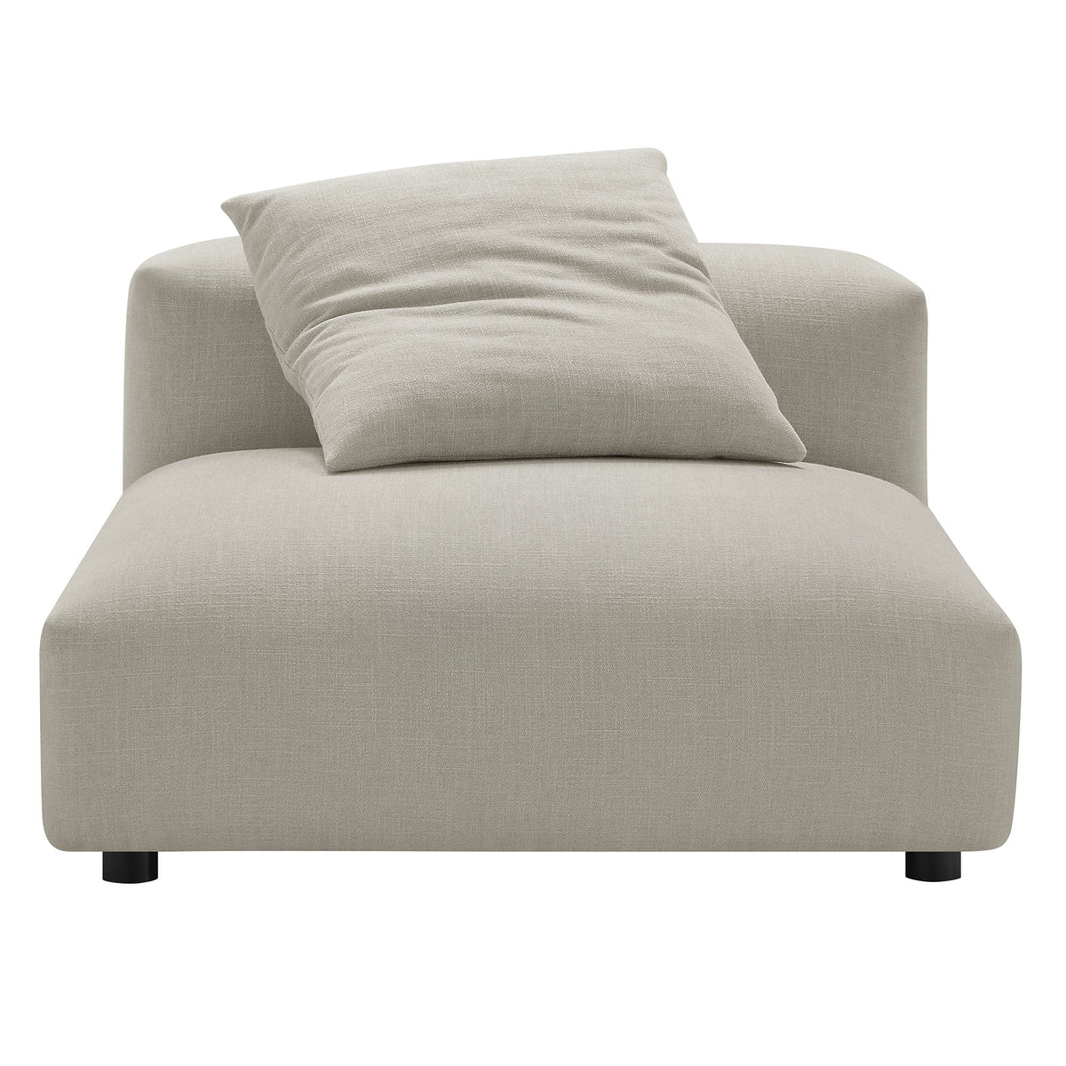 Solace  Modular Upholstered Fabric Armless Chair