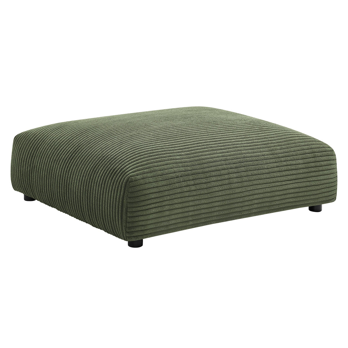 Solace  Modular Corduroy Upholstered Ottoman