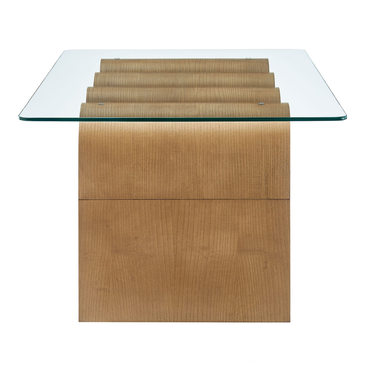 Ondine Glass Top Coffee Table