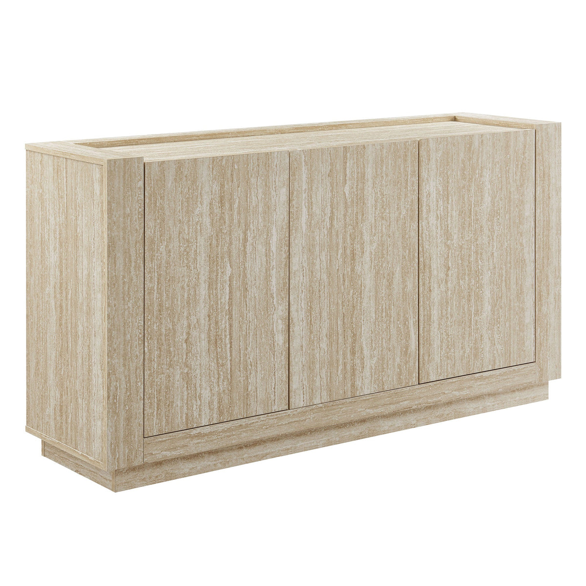 Hollis 59" Travertine Sideboard - view 1