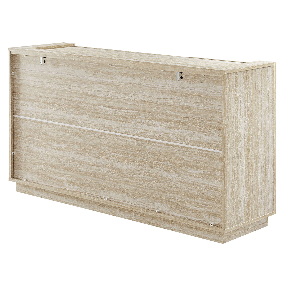Hollis 59" Travertine Sideboard - view 3