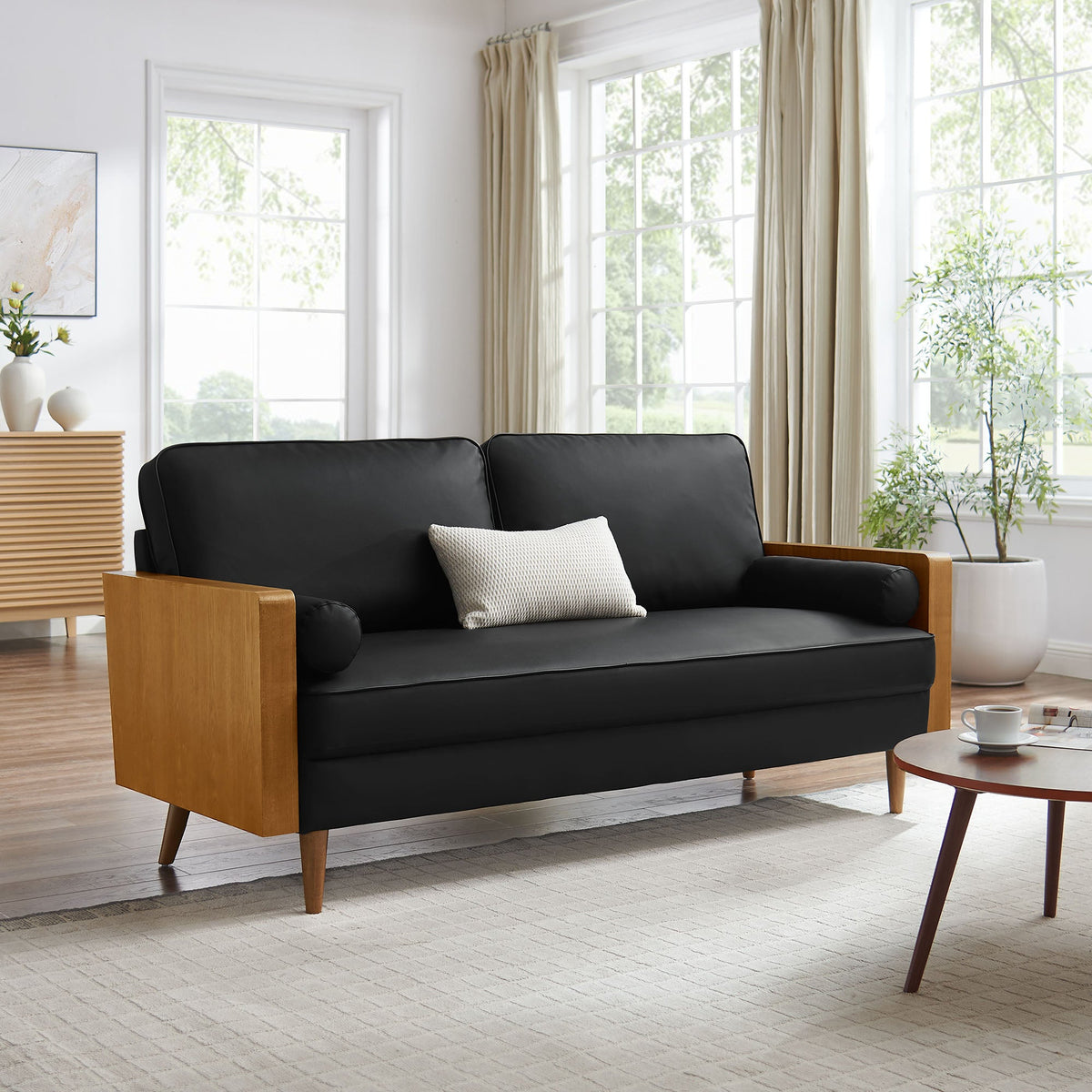 Kellan Vegan Leather Sofa