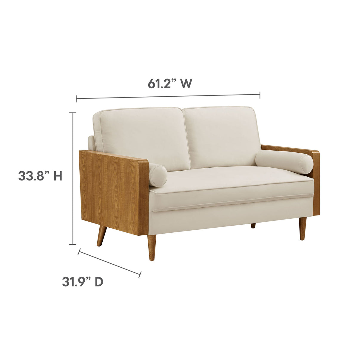 Kellan Performance Velvet Loveseat