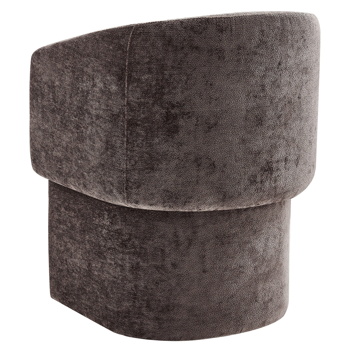 Verity Barrel Back Chenille Dining Armchair