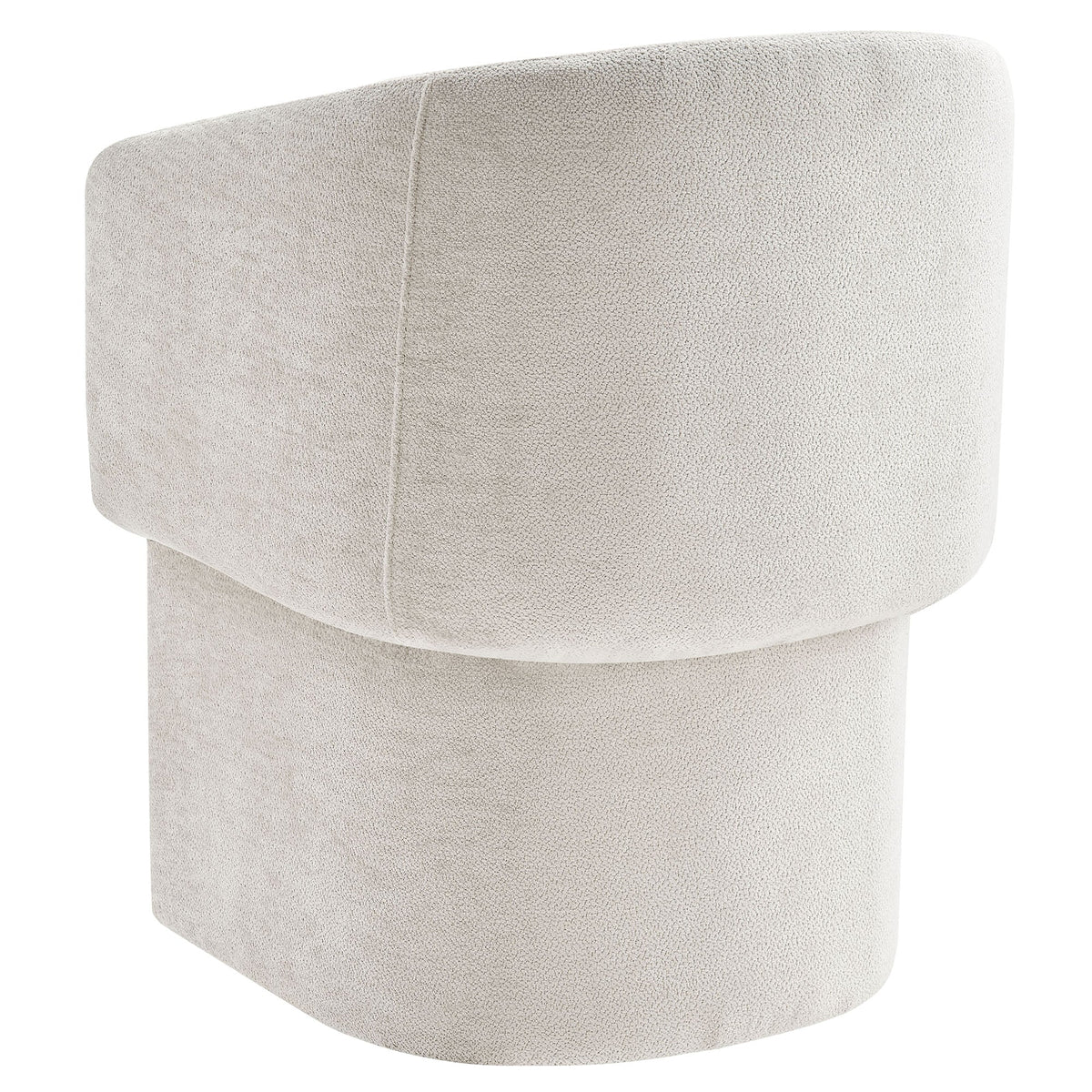 Verity Barrel Back Chenille Dining Armchair