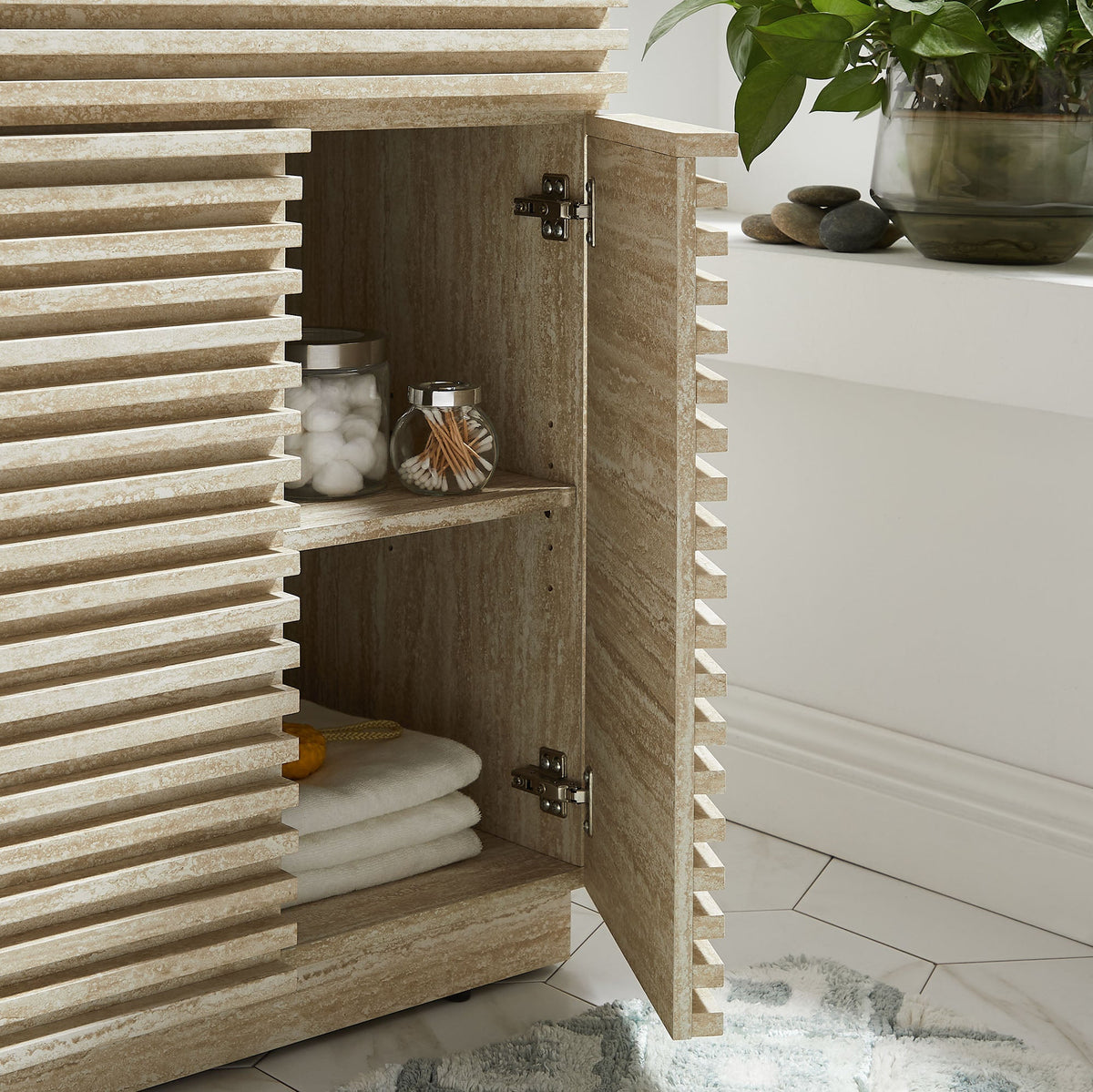 Render 18" and 24" Bathroom Cabinets Basin Not Included
