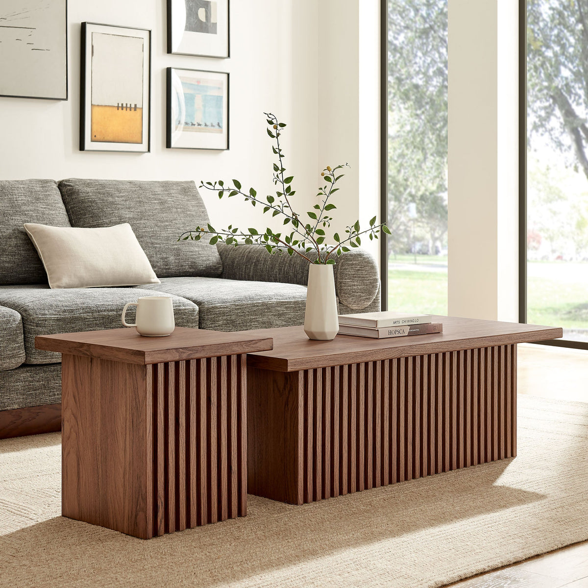 Render Nesting Coffee Tables Set of 2
