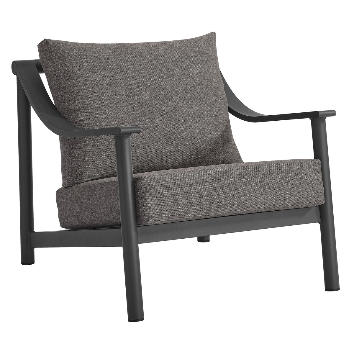 Terrace Outdoor Patio Aluminum Accent Armchair