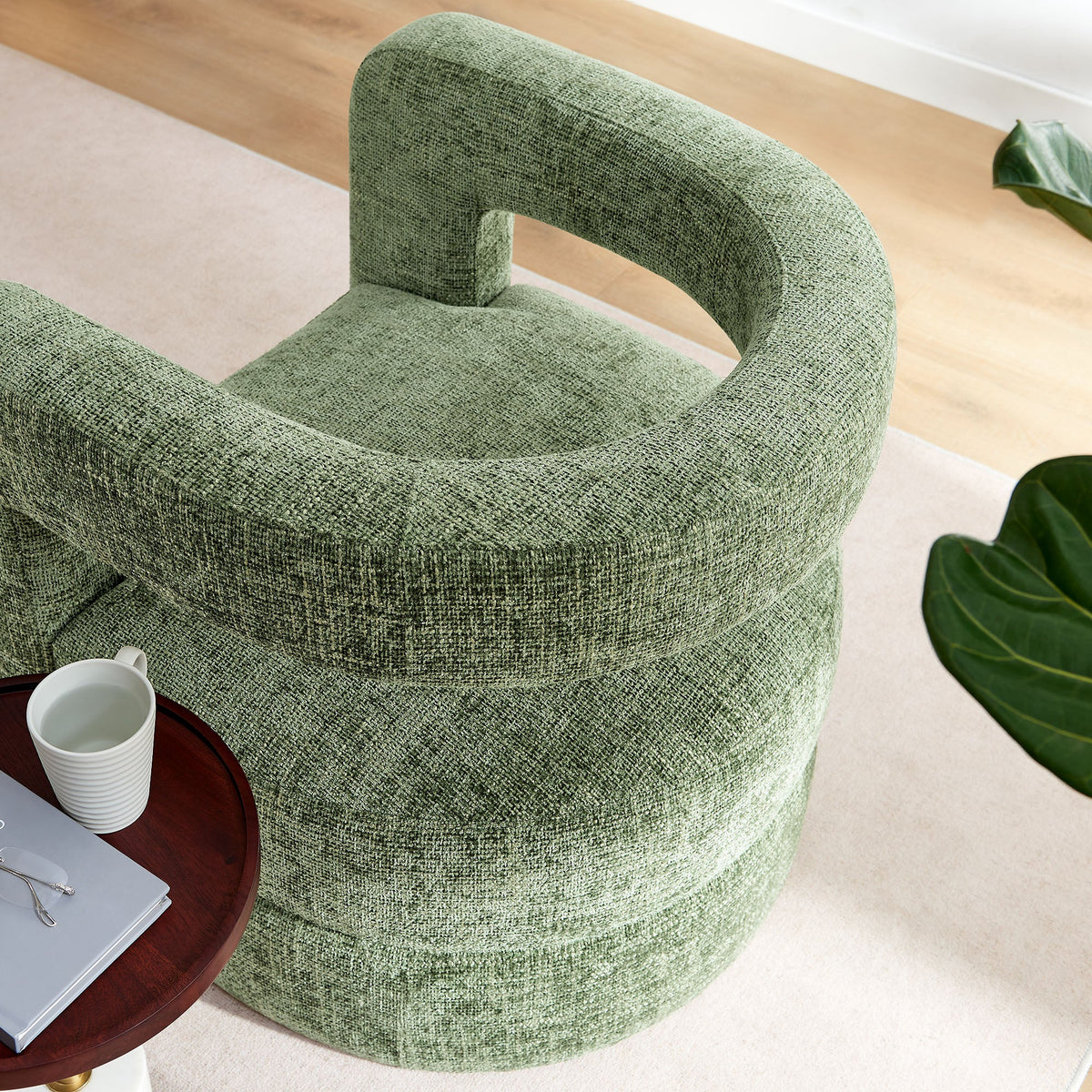 Jaylin Upholstered Chenille Accent Chair - view 17