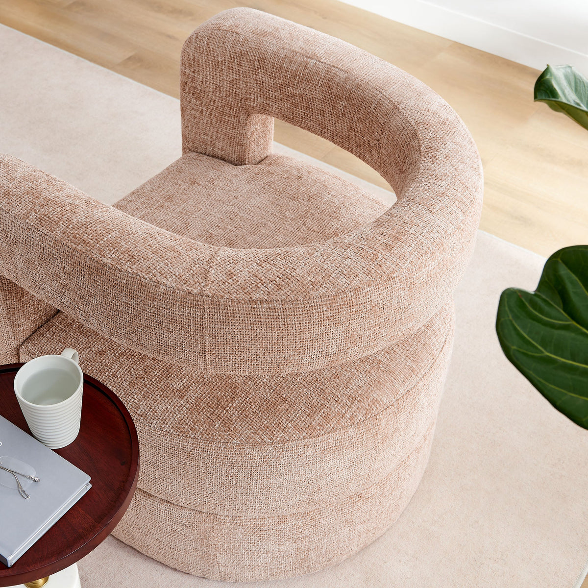 Jaylin Upholstered Chenille Accent Chair - view 18