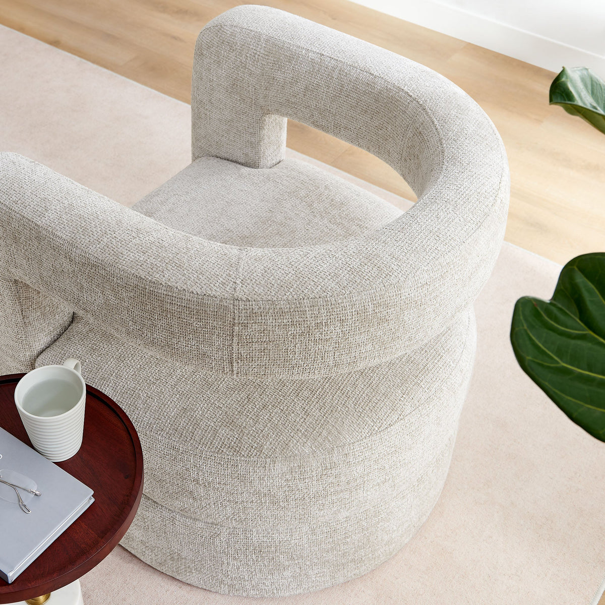 Jaylin Upholstered Chenille Accent Chair - view 16
