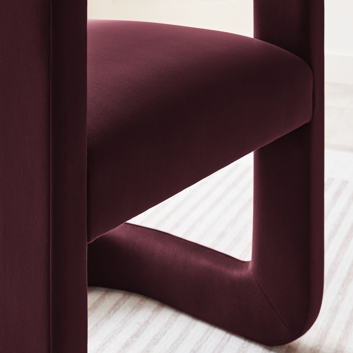 Winslow  Barrel Performance Velvet Dining Chair
