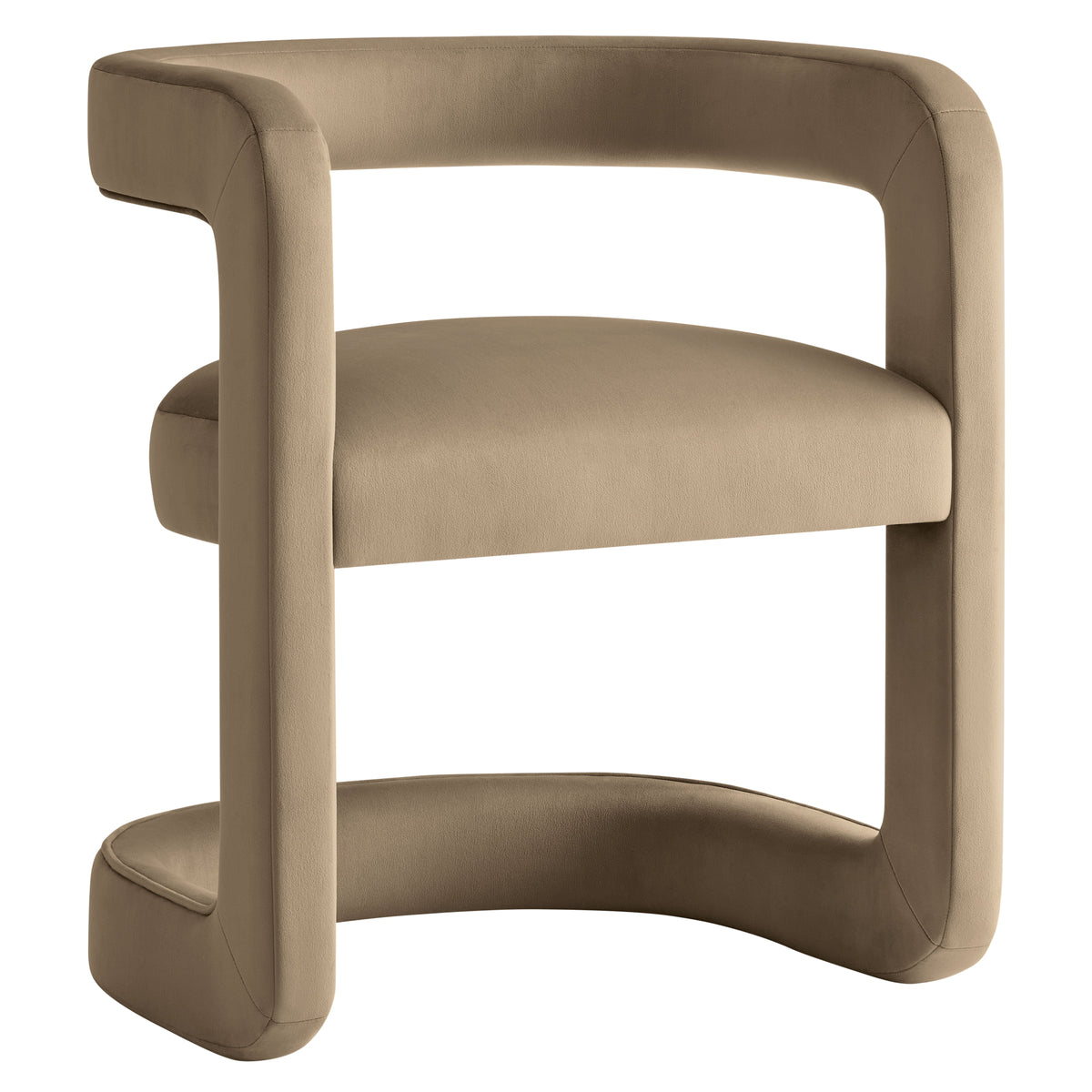 Winslow  Barrel Performance Velvet Dining Chair