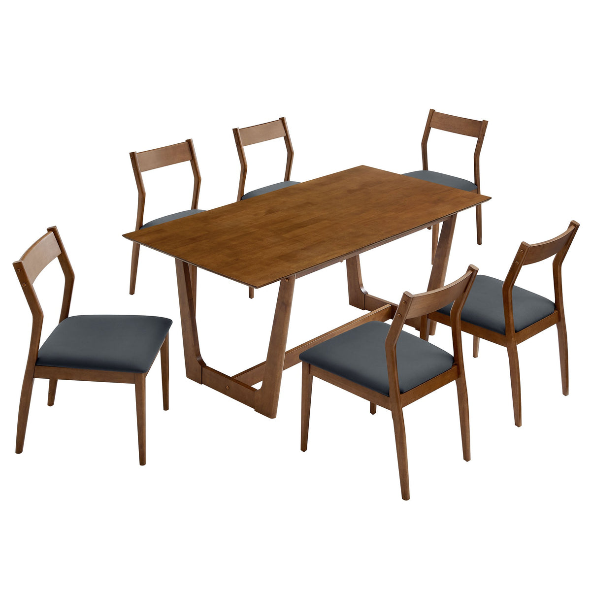 Solara 7-Piece Wood Dining Set