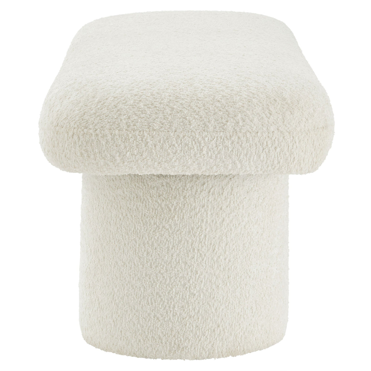 Orla Chenille Upholstered Bench - view 3