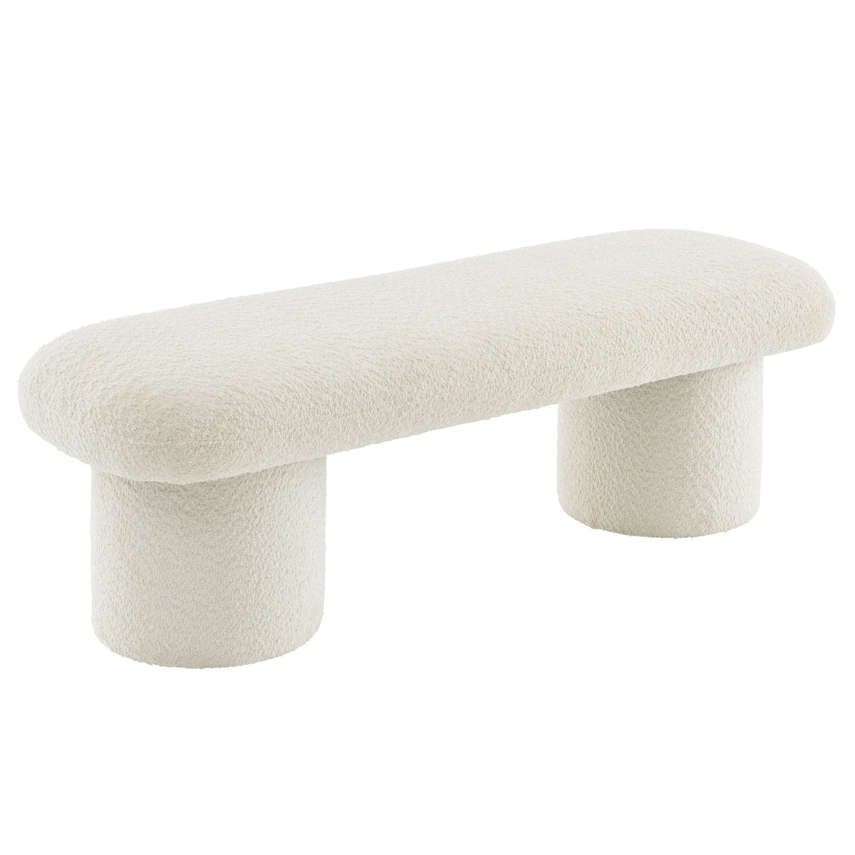 Orla Chenille Upholstered Bench - view 7