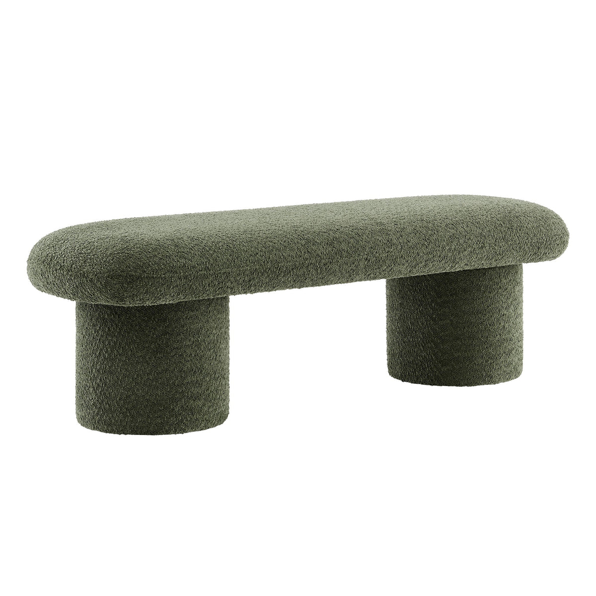 Orla Chenille Upholstered Bench - view 2