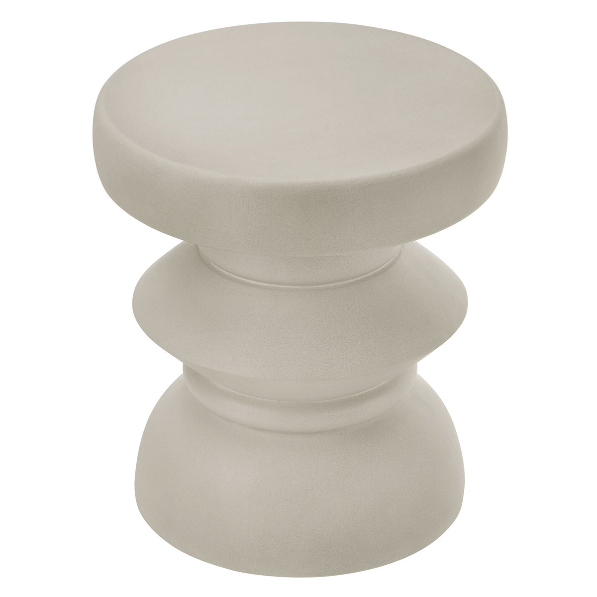 Terza Indoor - Outdoor Patio Concrete Side Table