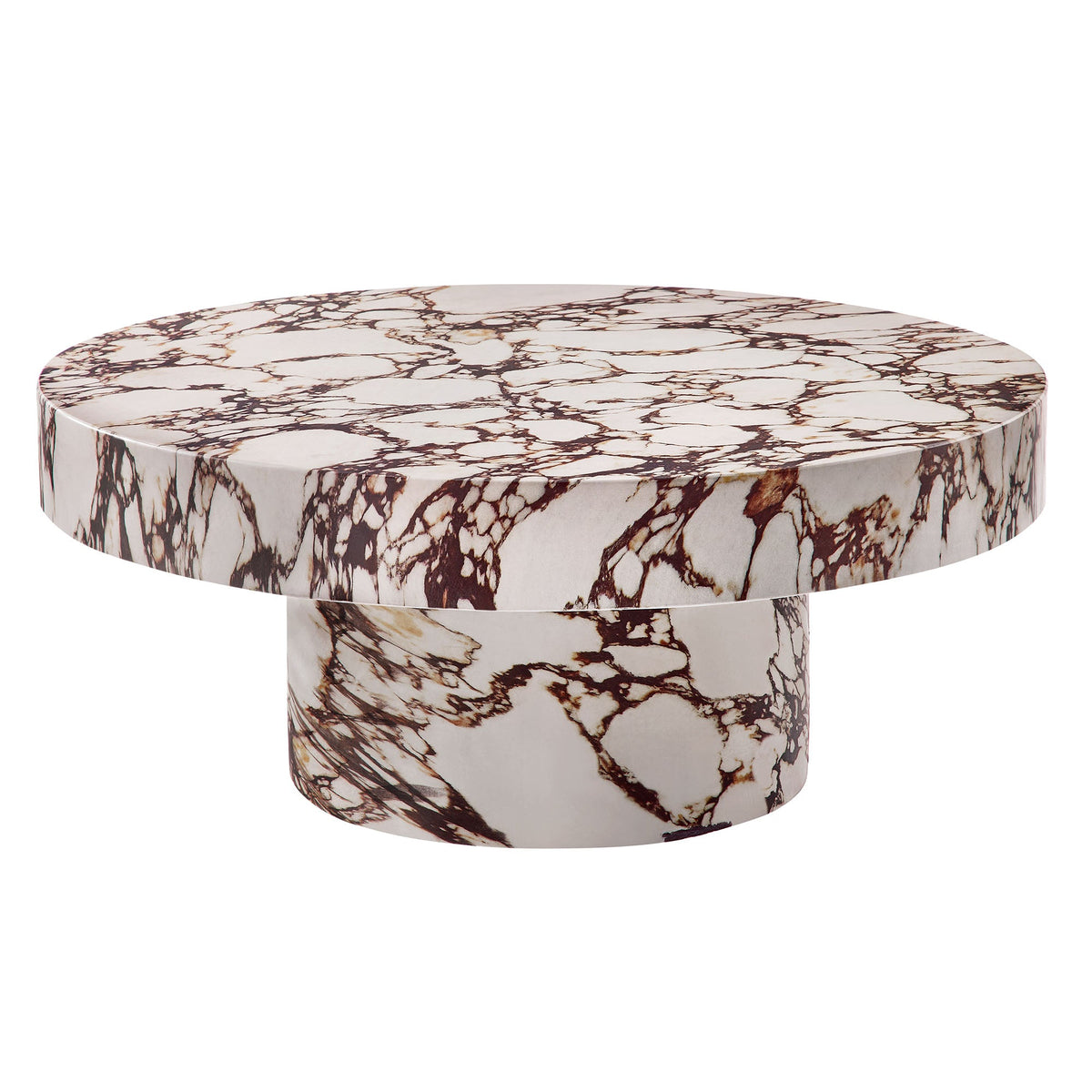 Alora Indoor - Outdoor Patio Concrete Round Coffee Table