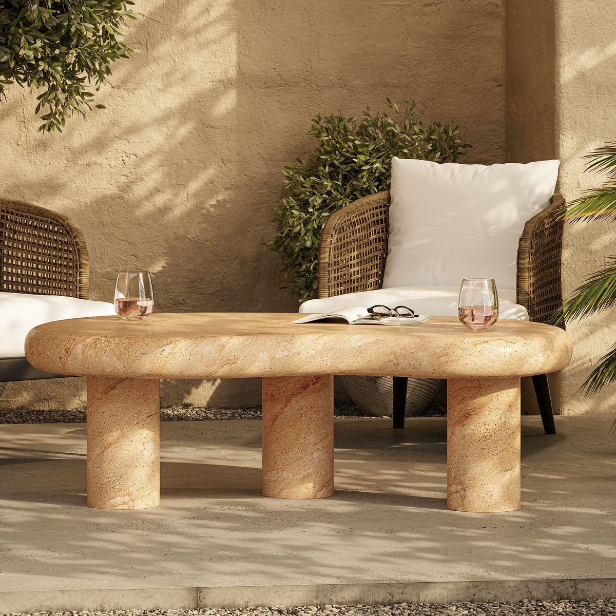 Elowen Indoor - Outdoor Coffee Table
