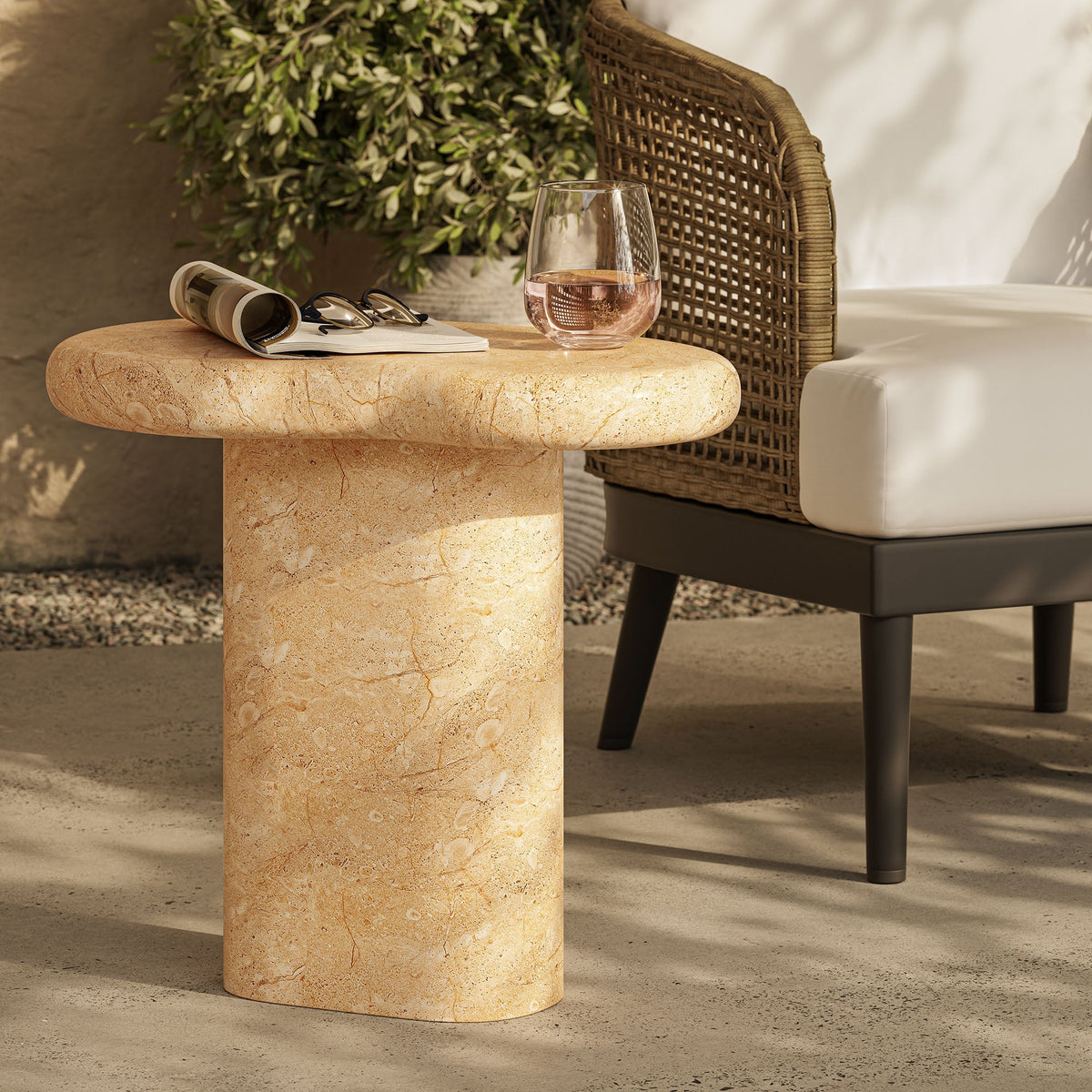 Elowen Indoor - Outdoor Side Table