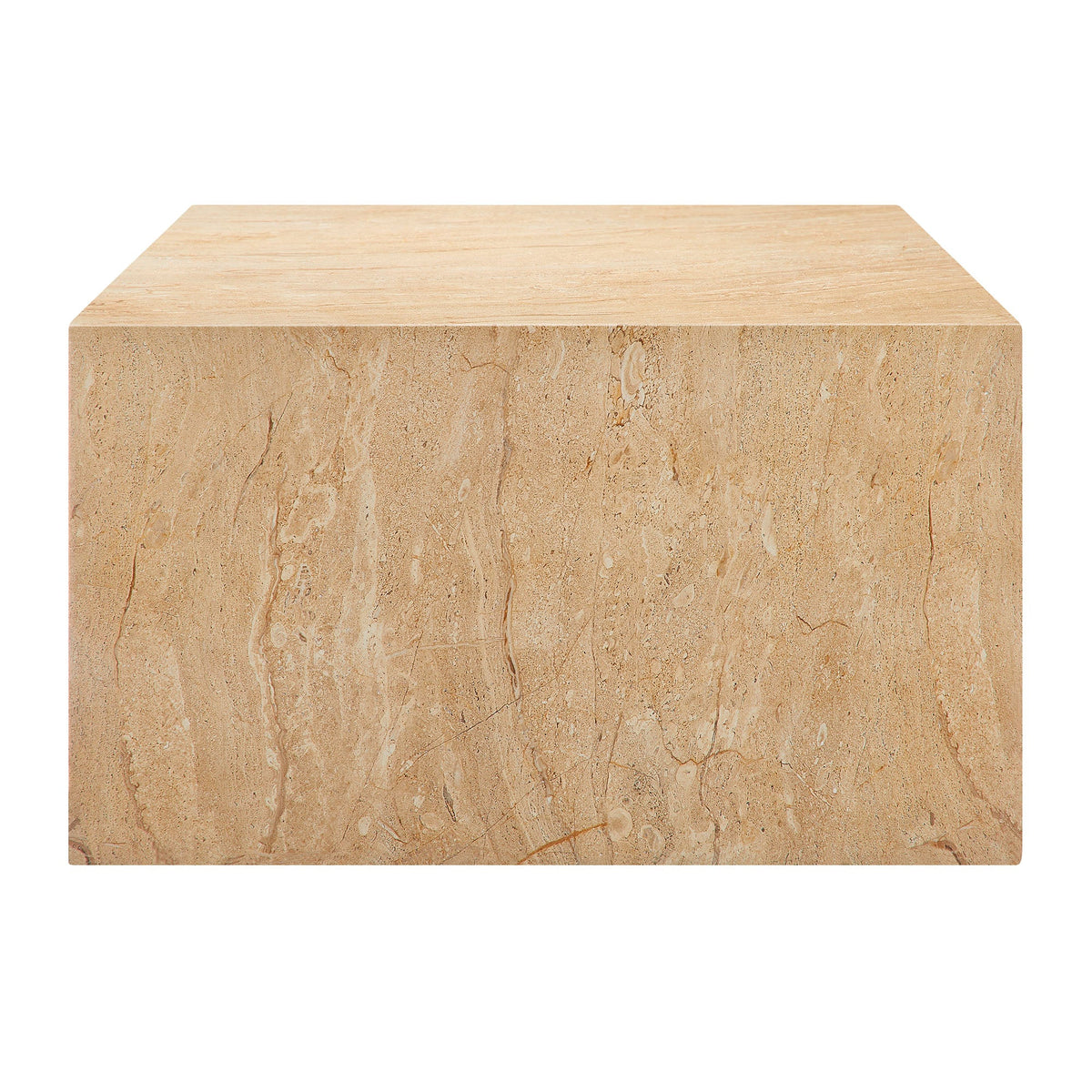 Jordana Square Plinth Indoor - Outdoor Patio Concrete Coffee Table