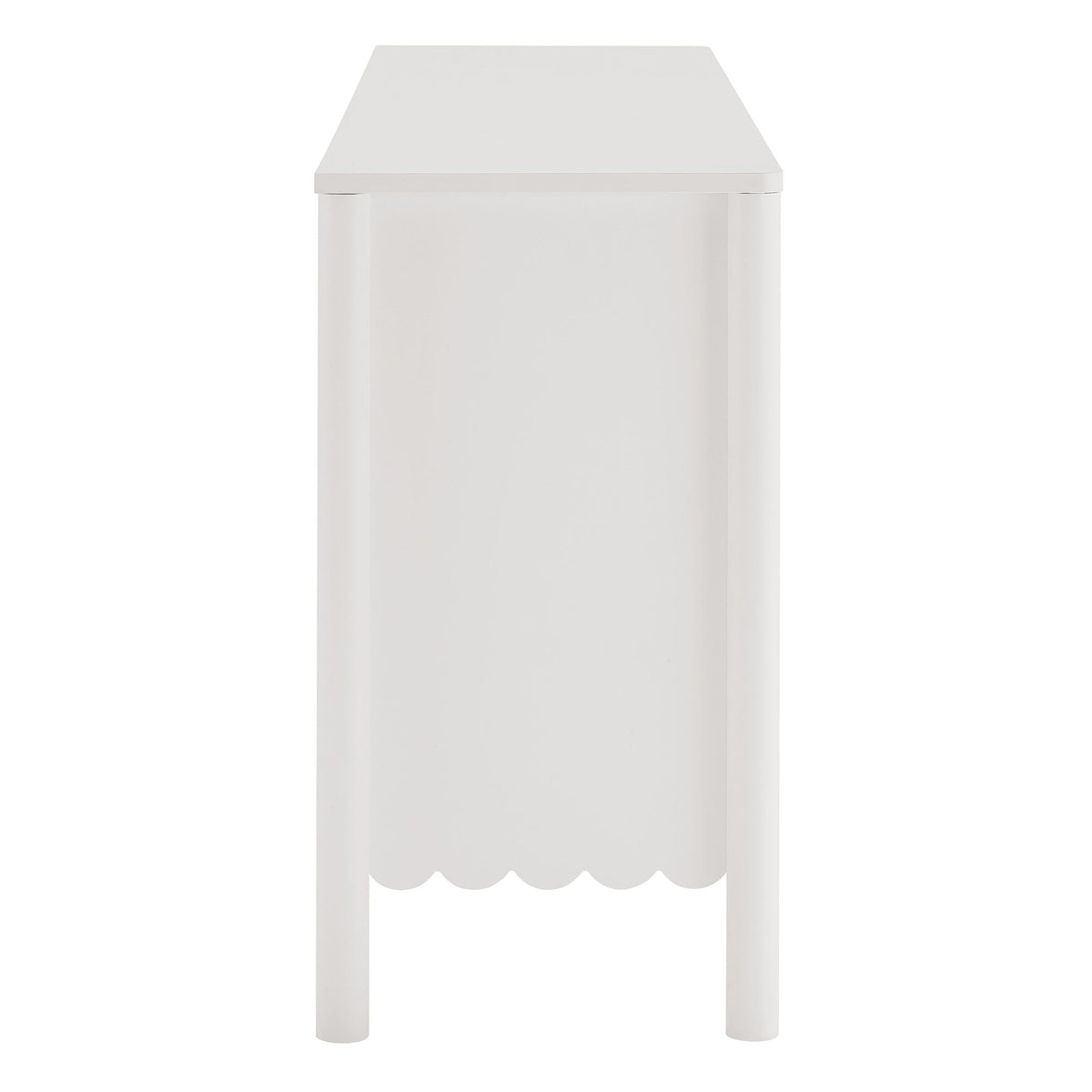 Emmeline 66" 4-Door Scalloped Sideboard Cabinet