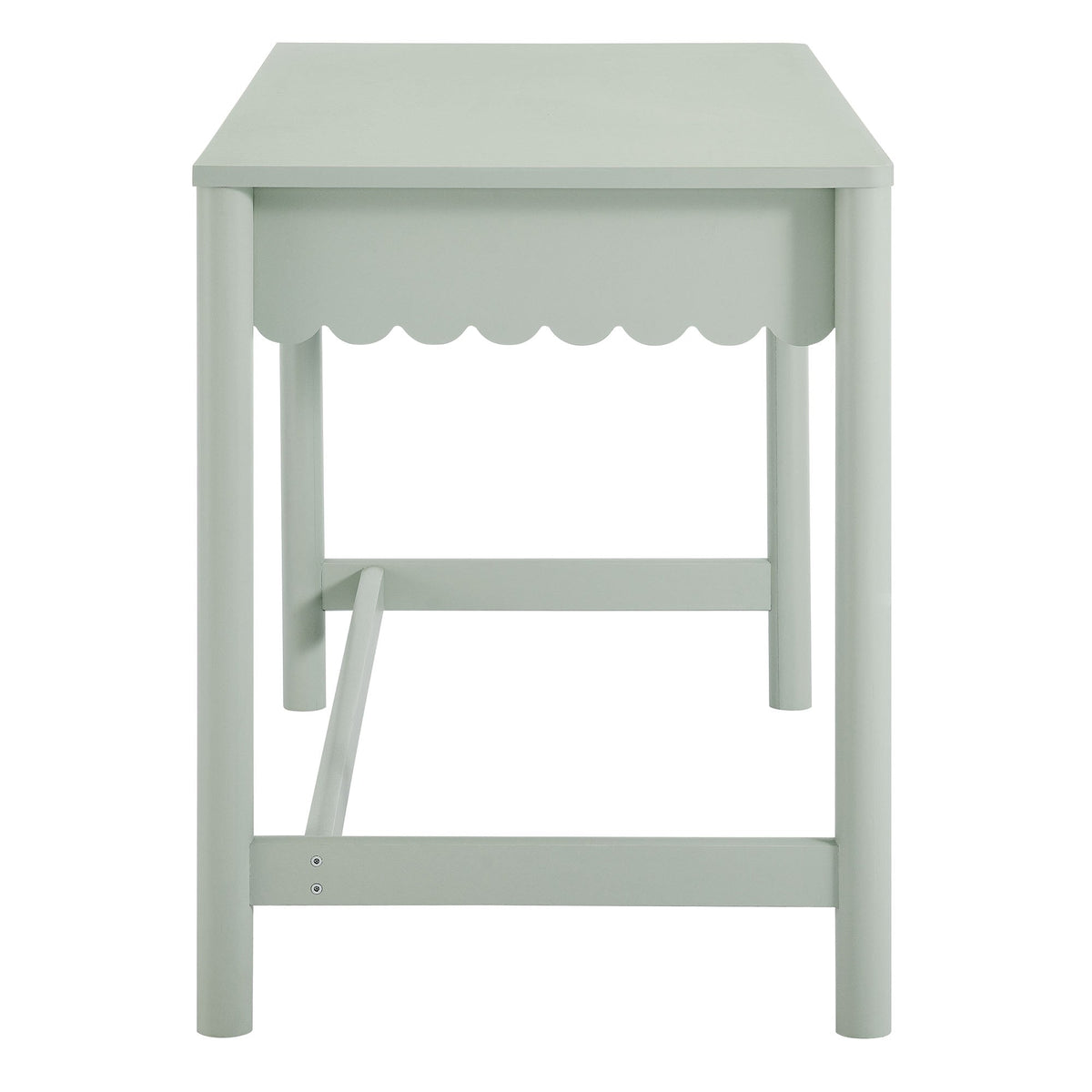 Emmeline 1-Drawer Scallop Writing Desk