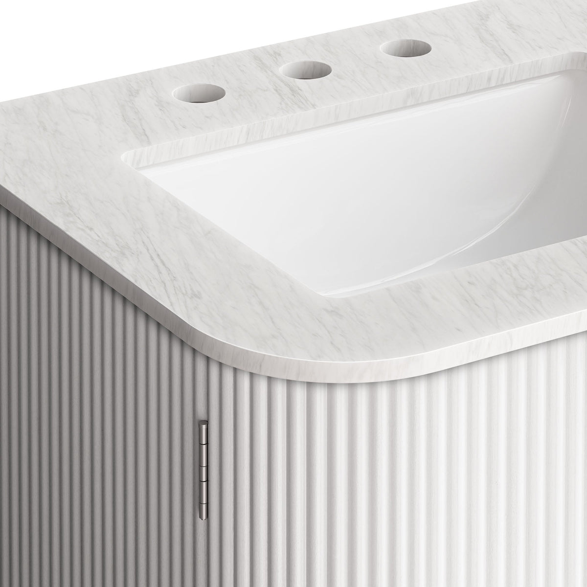 Zia Wall-Mount Bathroom Vanity with Marble Sink - view 39