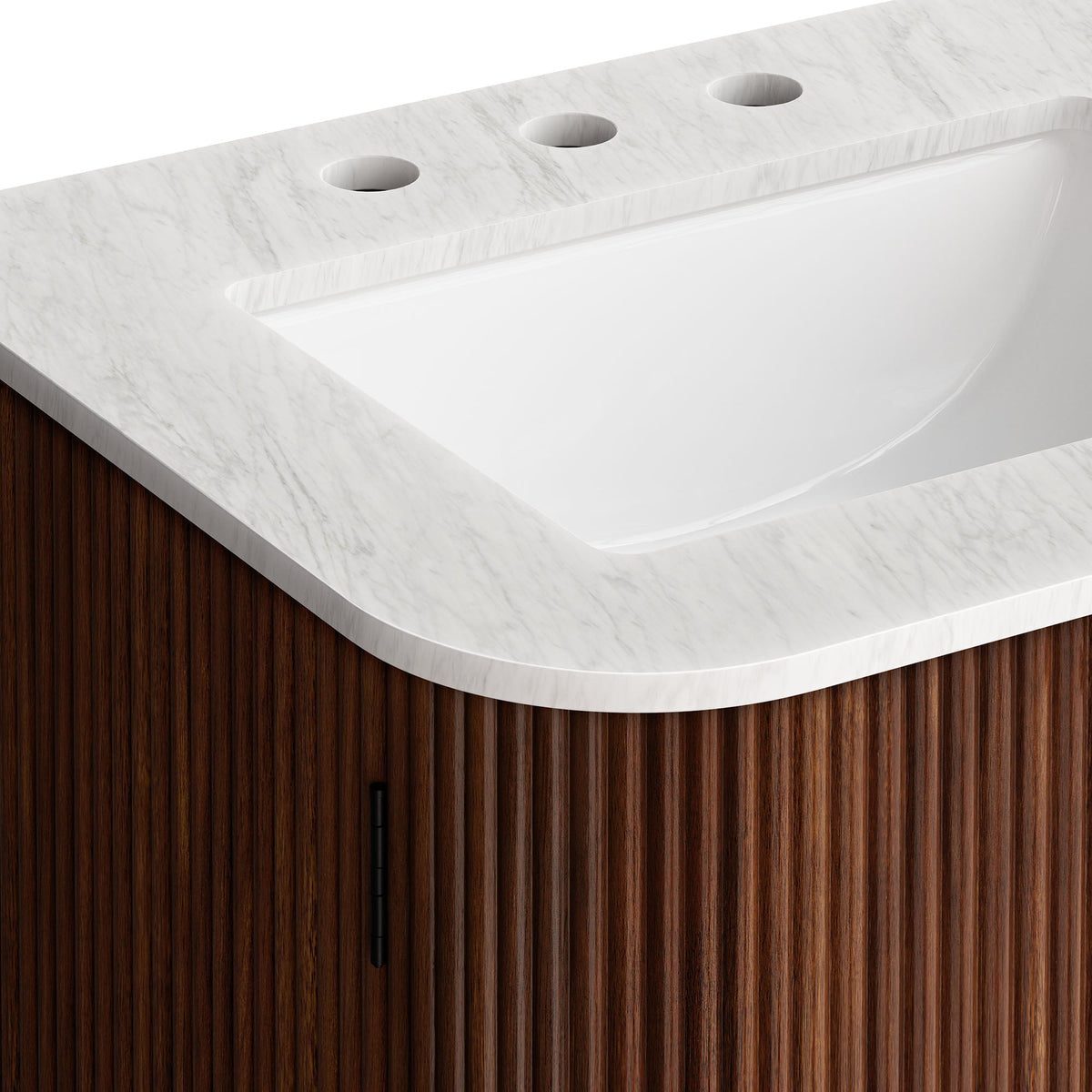 Zia Wall-Mount Bathroom Vanity with Marble Sink - view 40