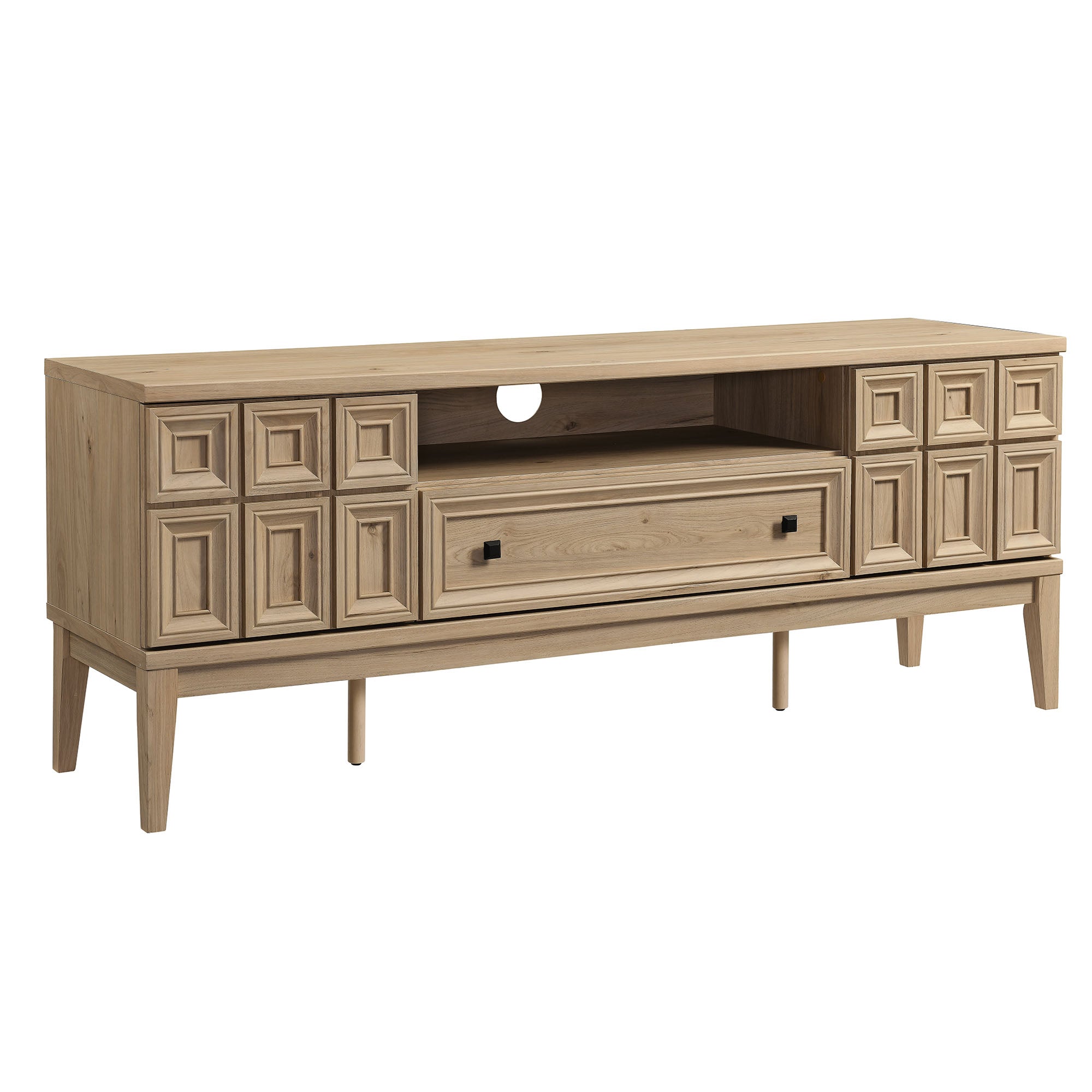 59-Inch TV Stand with Storage Doors and Drawer | New York Modern