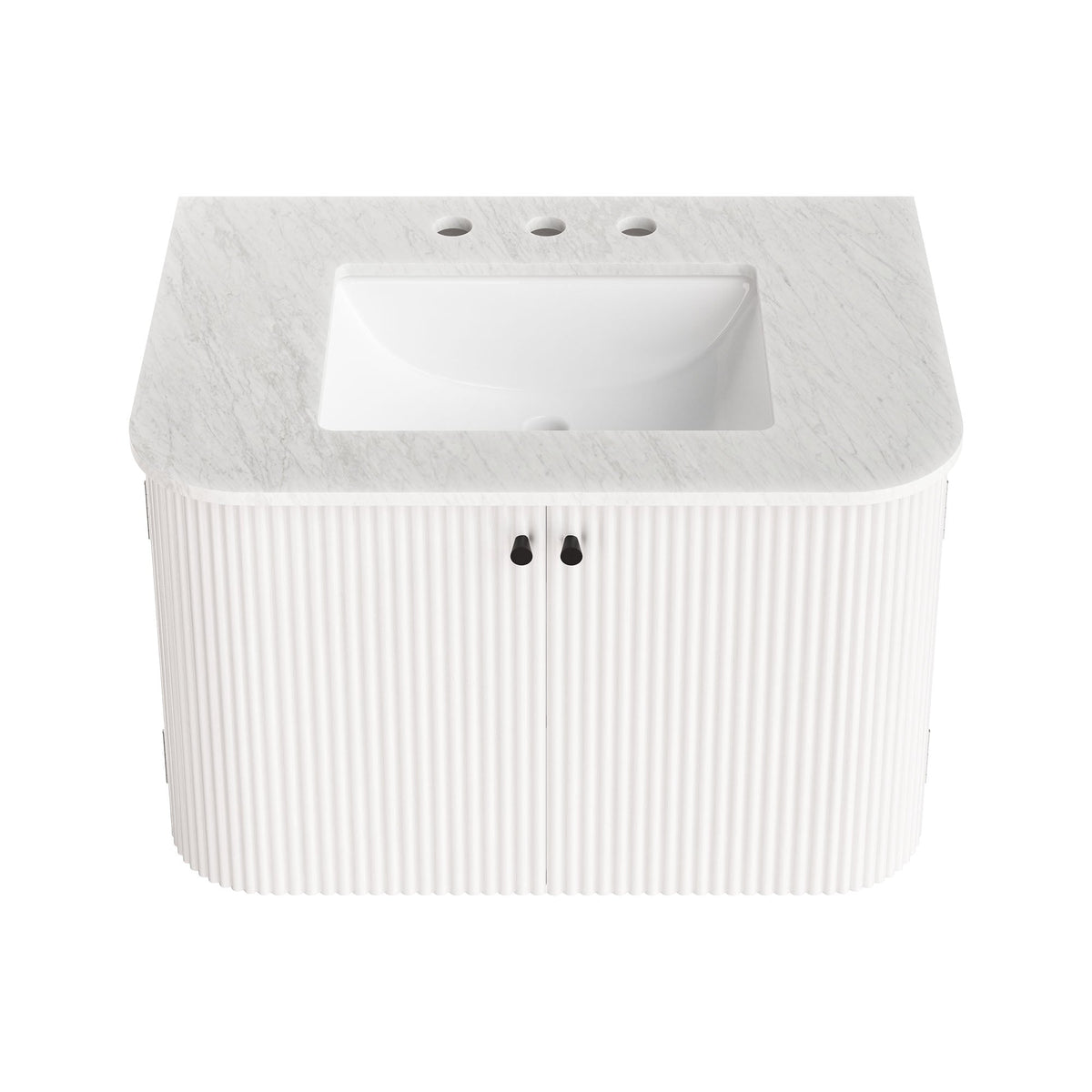 Zia Wall-Mount Bathroom Vanity with Marble Sink - view 29