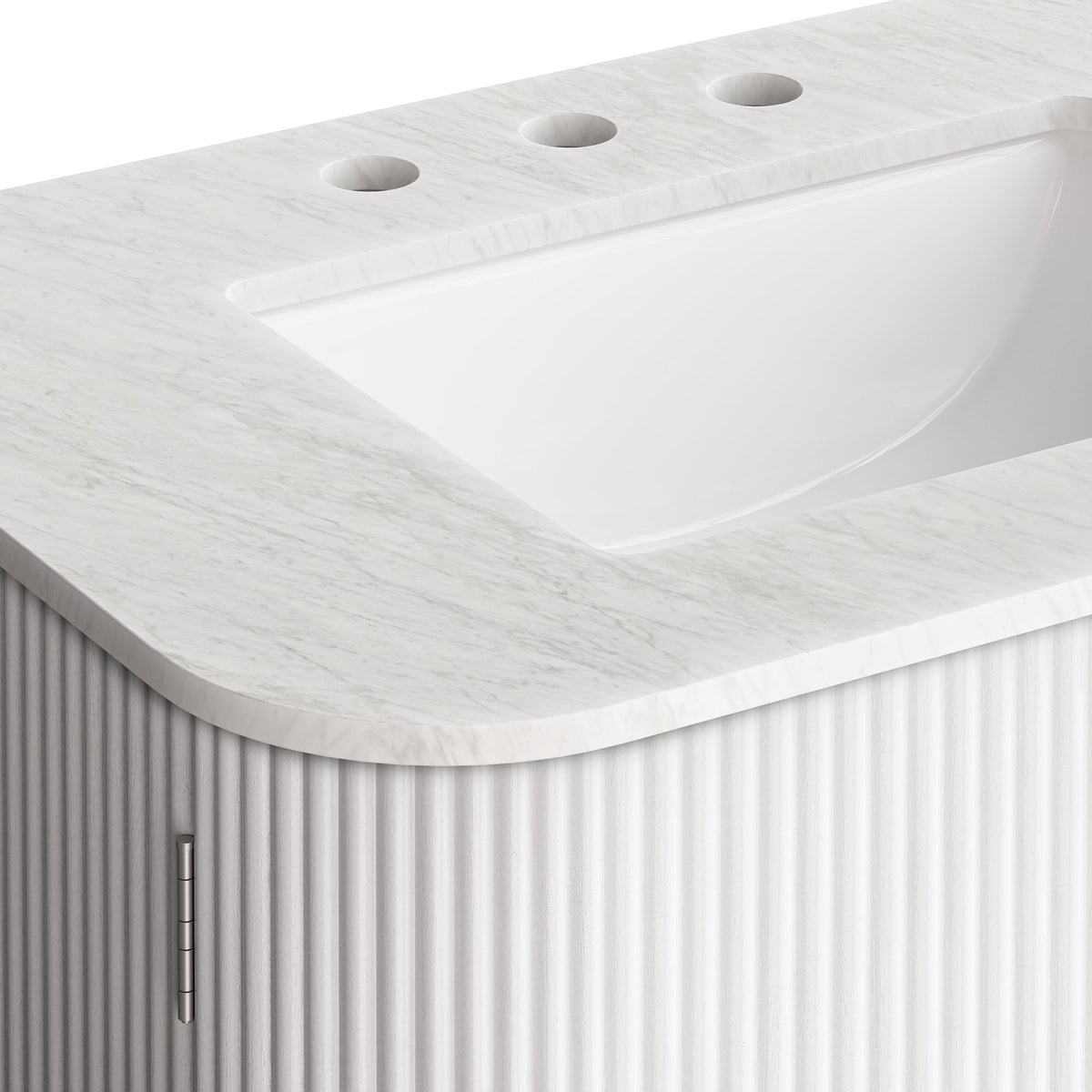 Zia Wall-Mount Bathroom Vanity with Marble Sink - view 41