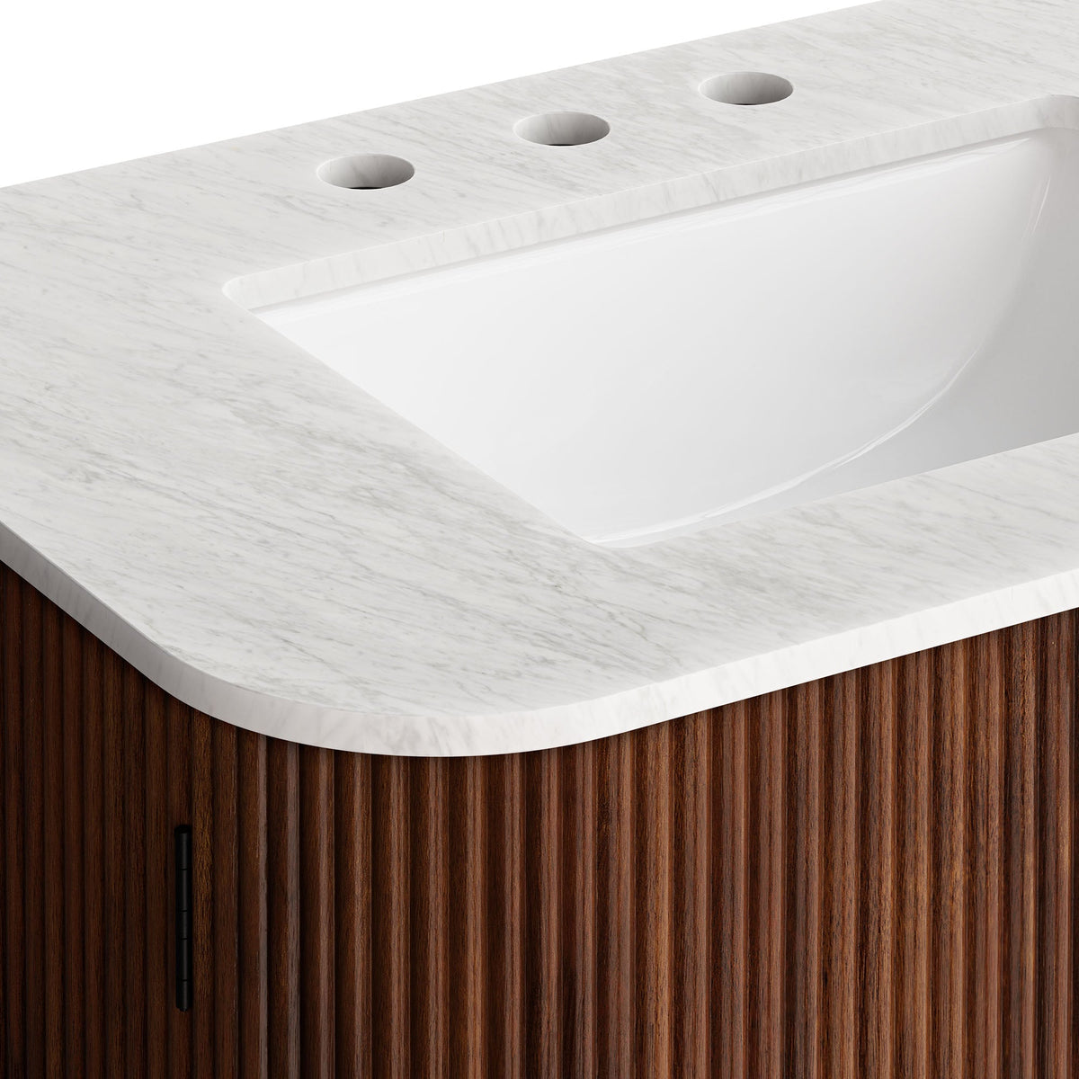 Zia Wall-Mount Bathroom Vanity with Marble Sink - view 42