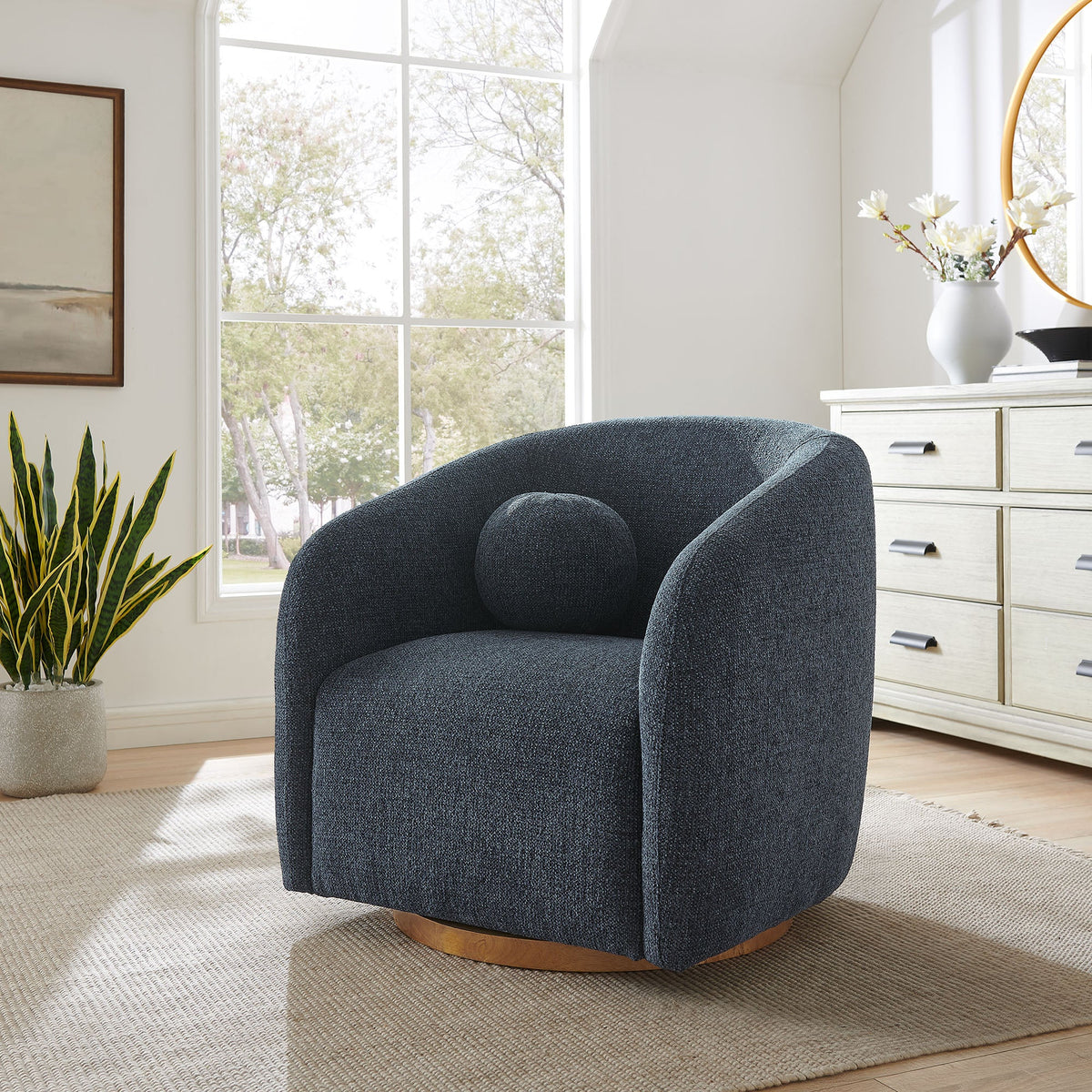 Holland Swivel Armchair