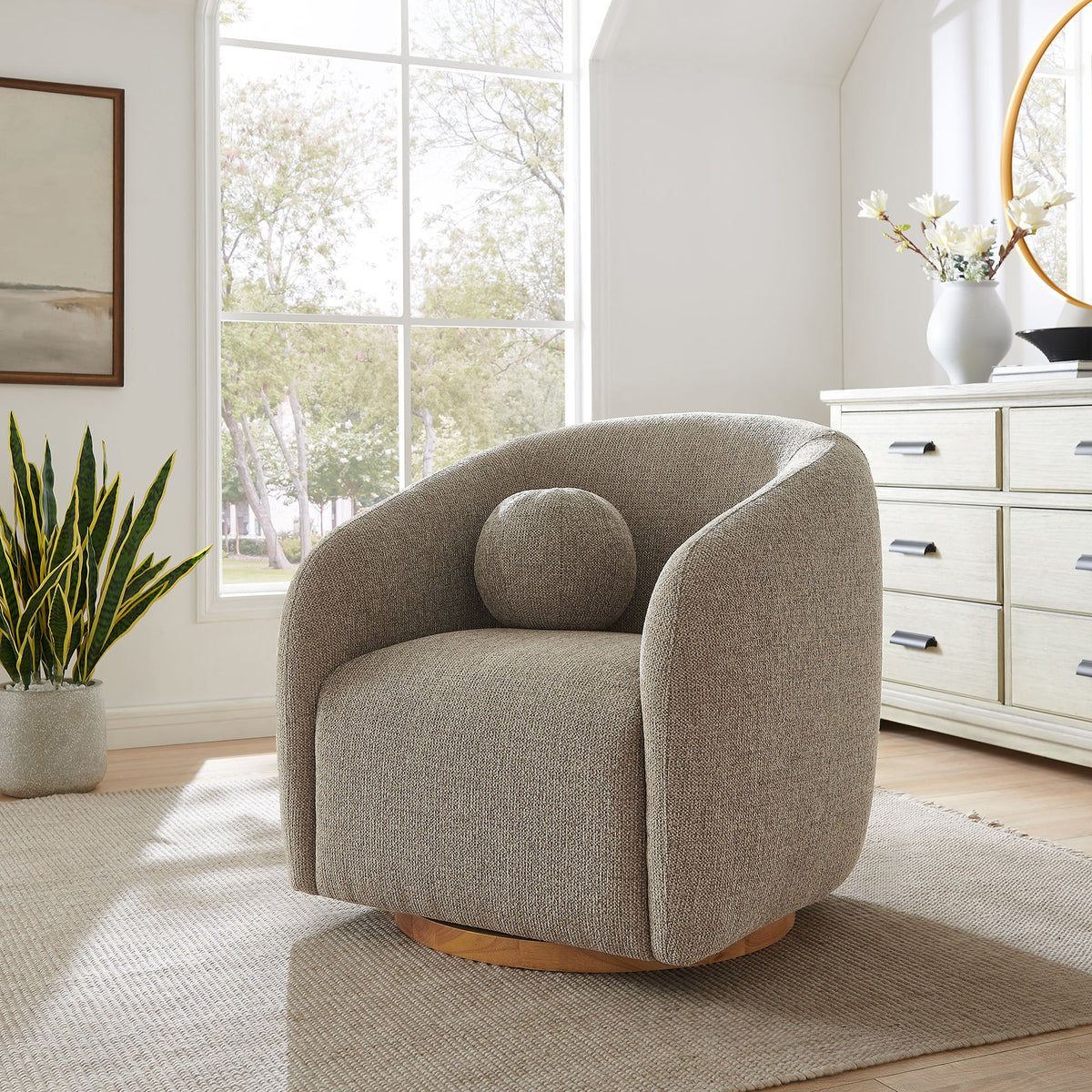 Holland Swivel Armchair