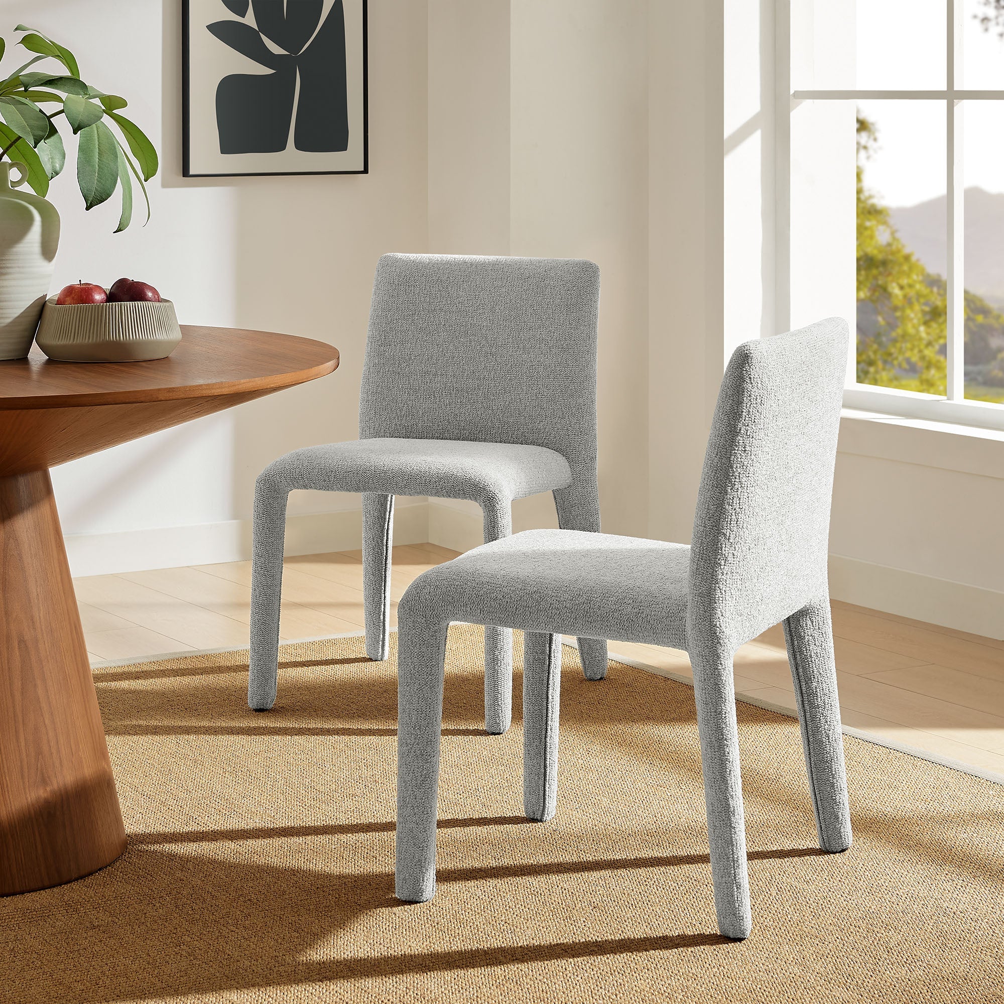 Rhodes Fabric Upholstered Dining Chair by Modway