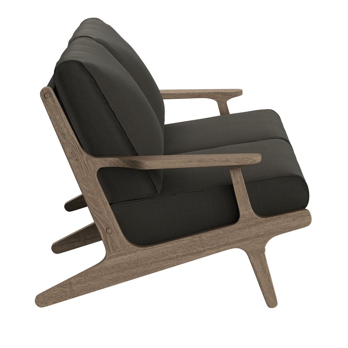 Saratoga Outdoor Teak Wood Loveseat