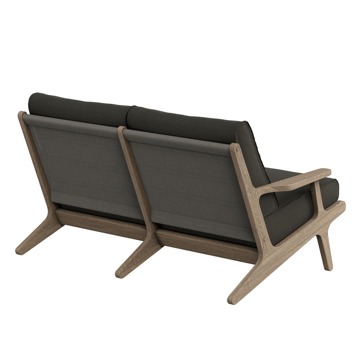Saratoga Outdoor Teak Wood Loveseat
